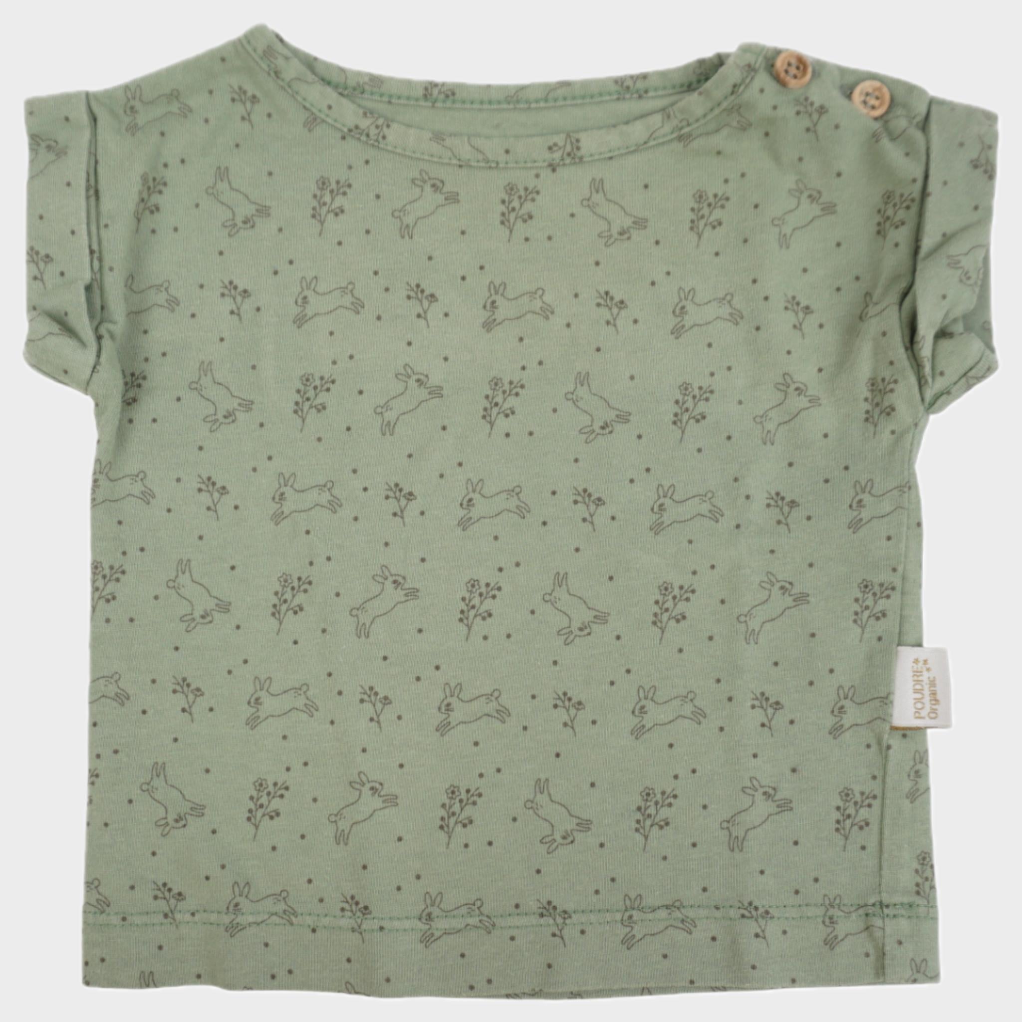 T-shirt Vert - 3 mois