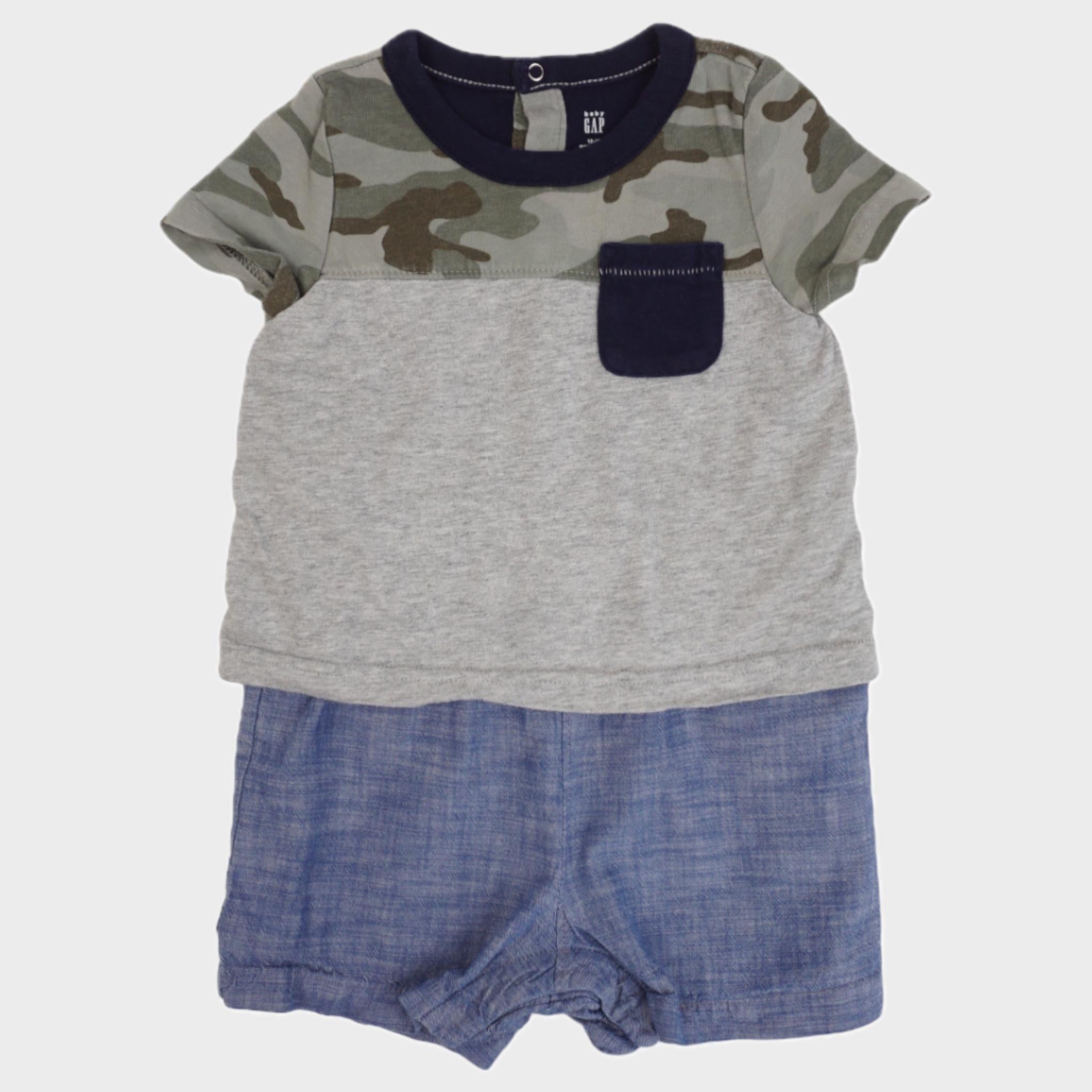 Combishort Multicolore - 12/18 mois