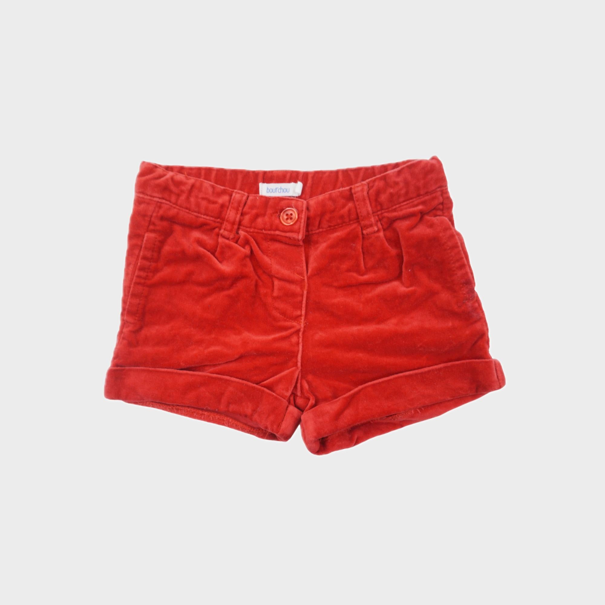 Short Rouge - 12 mois