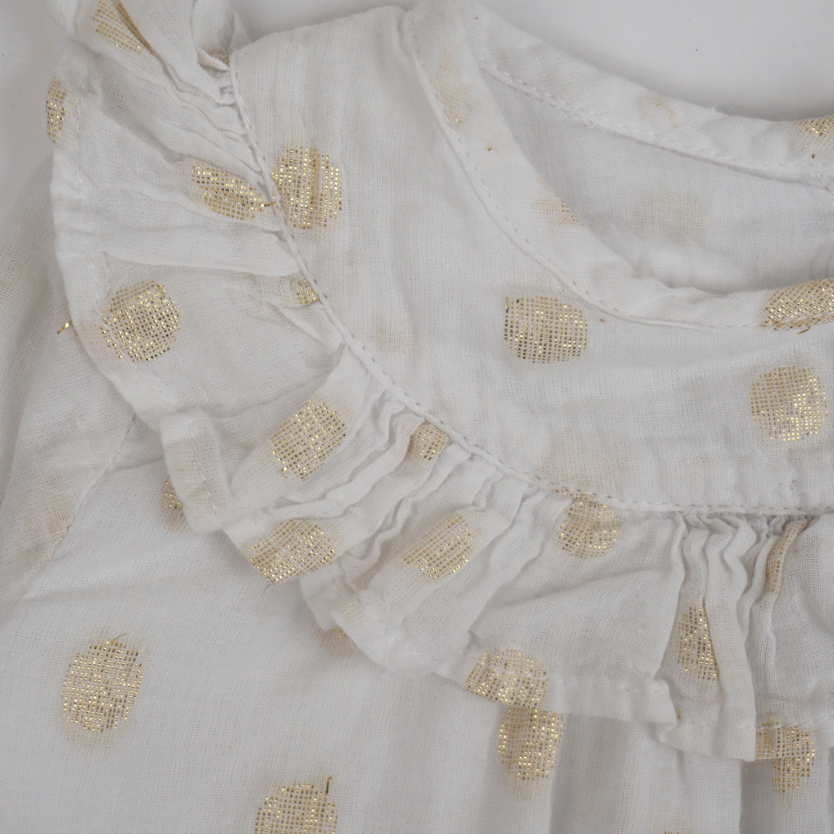 Blouse Blanc - 18 mois