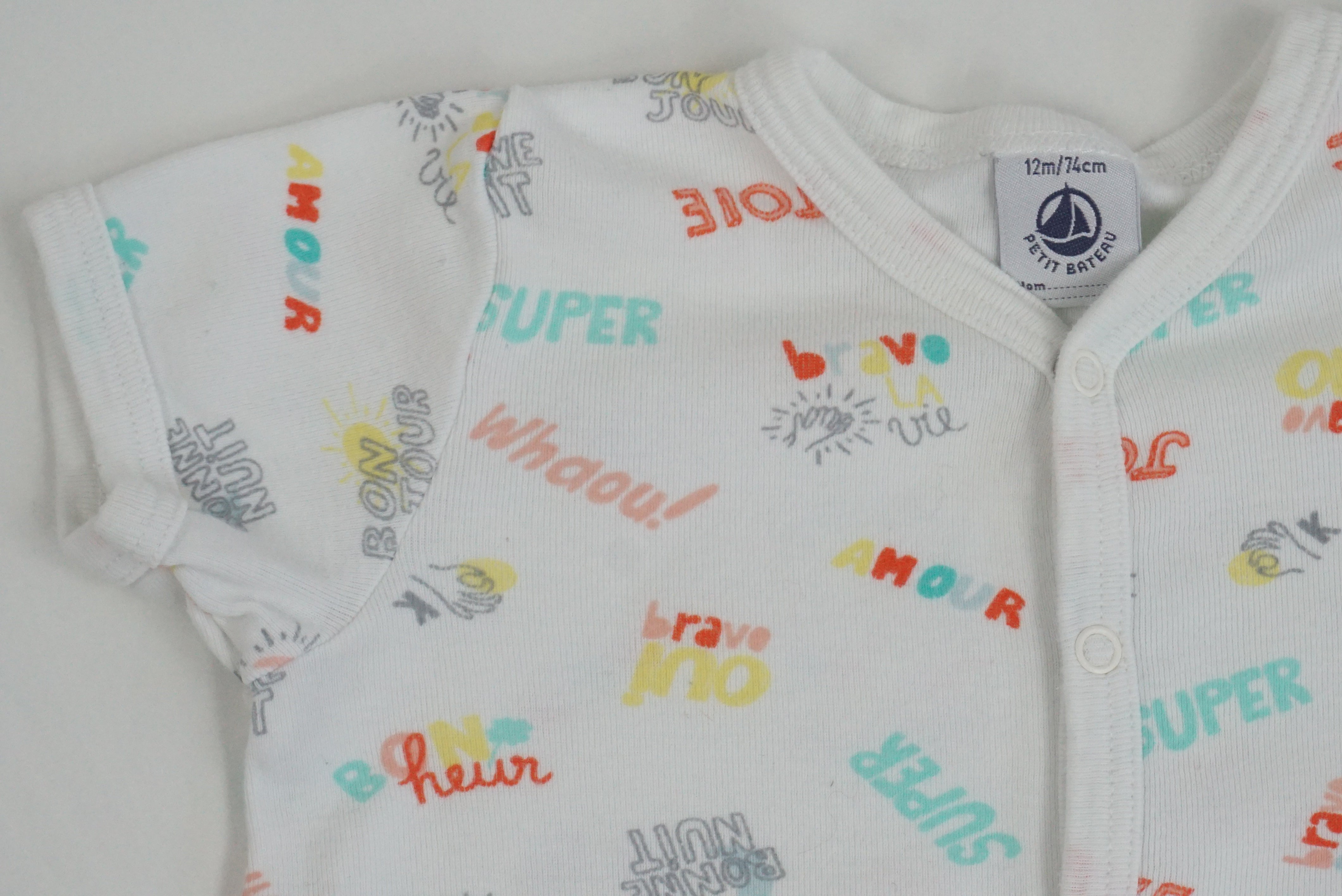 Pyjama Blanc - 12 mois