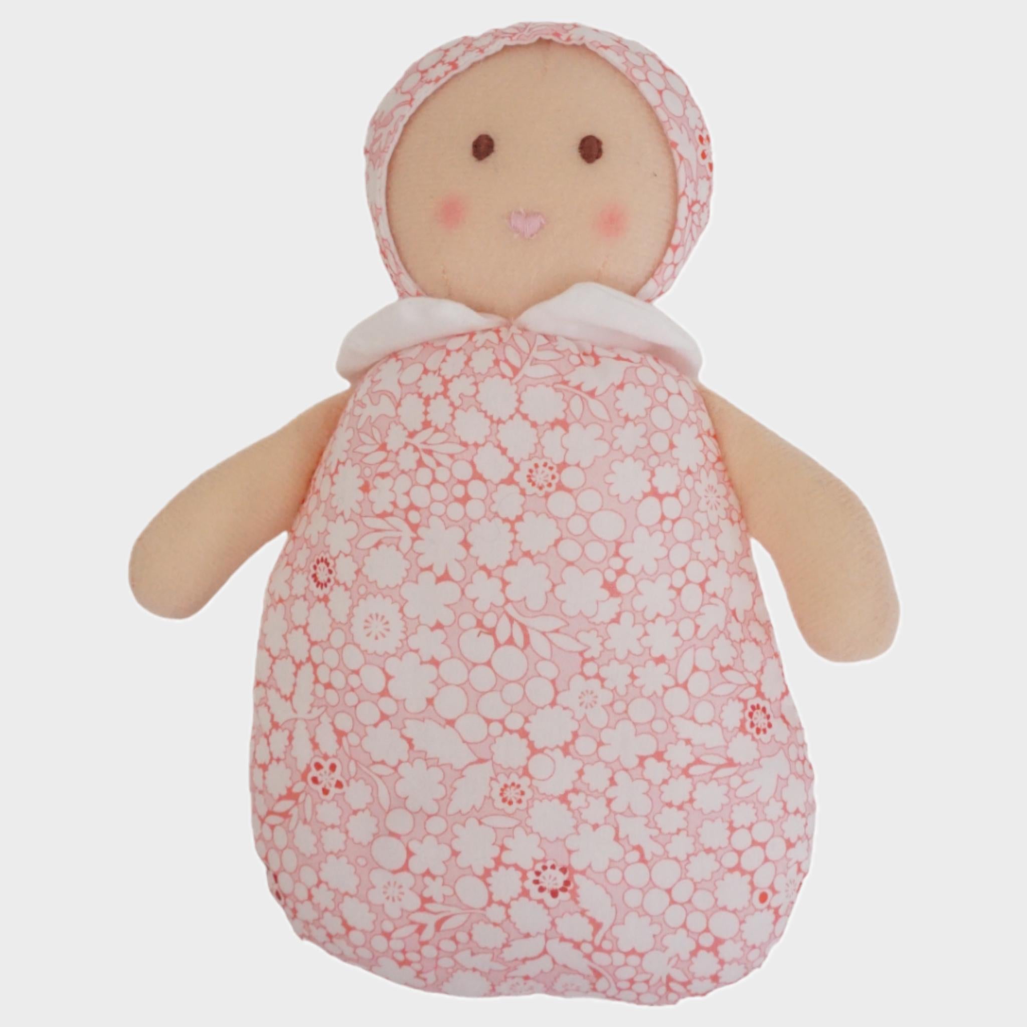 Doudou hochet Rose