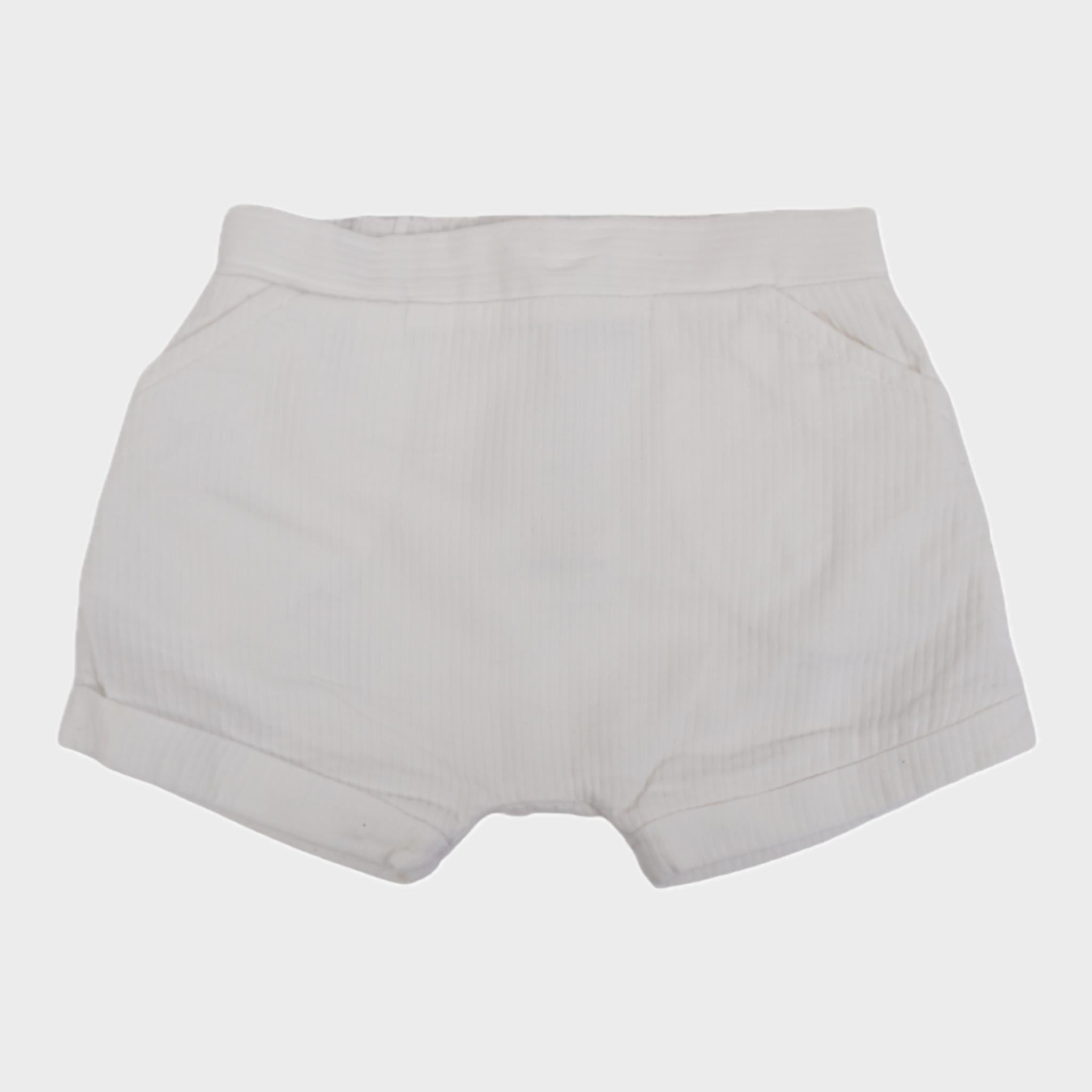 Short Blanc - 3 mois
