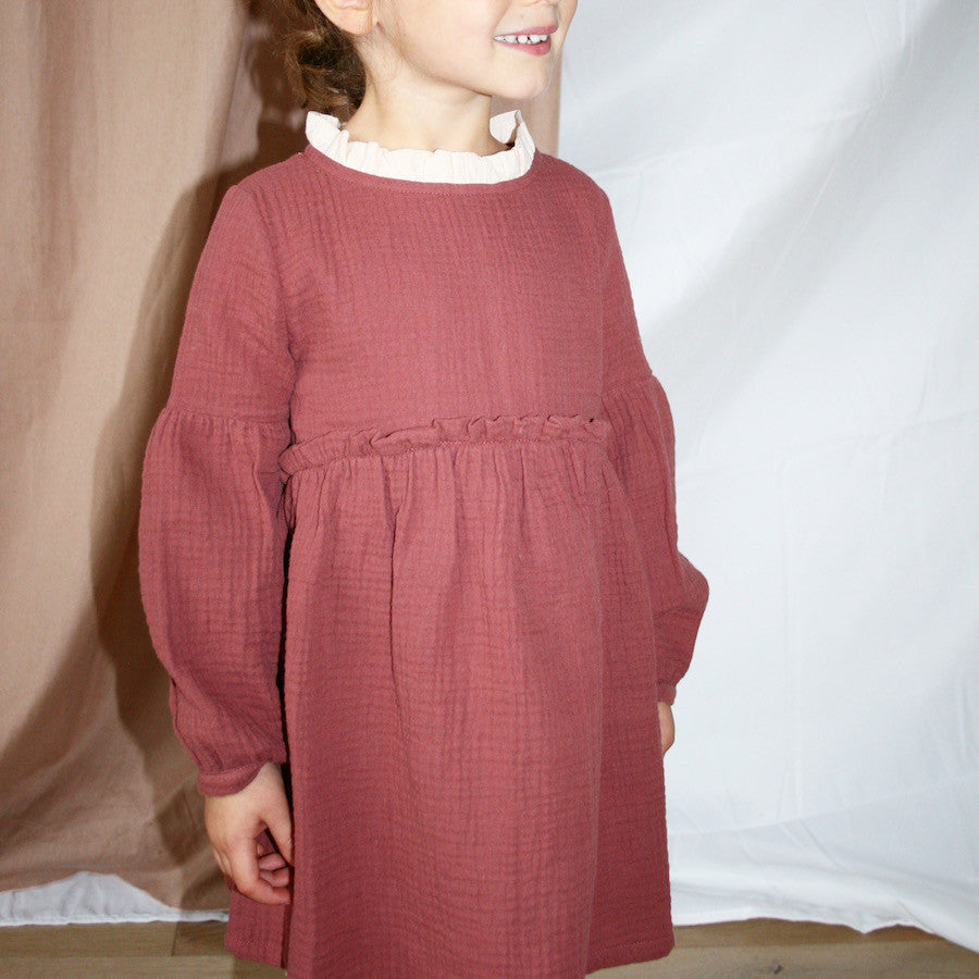Robe Framboise - 10 ans (neuf)