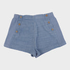 Short Bleu - 9/12 mois