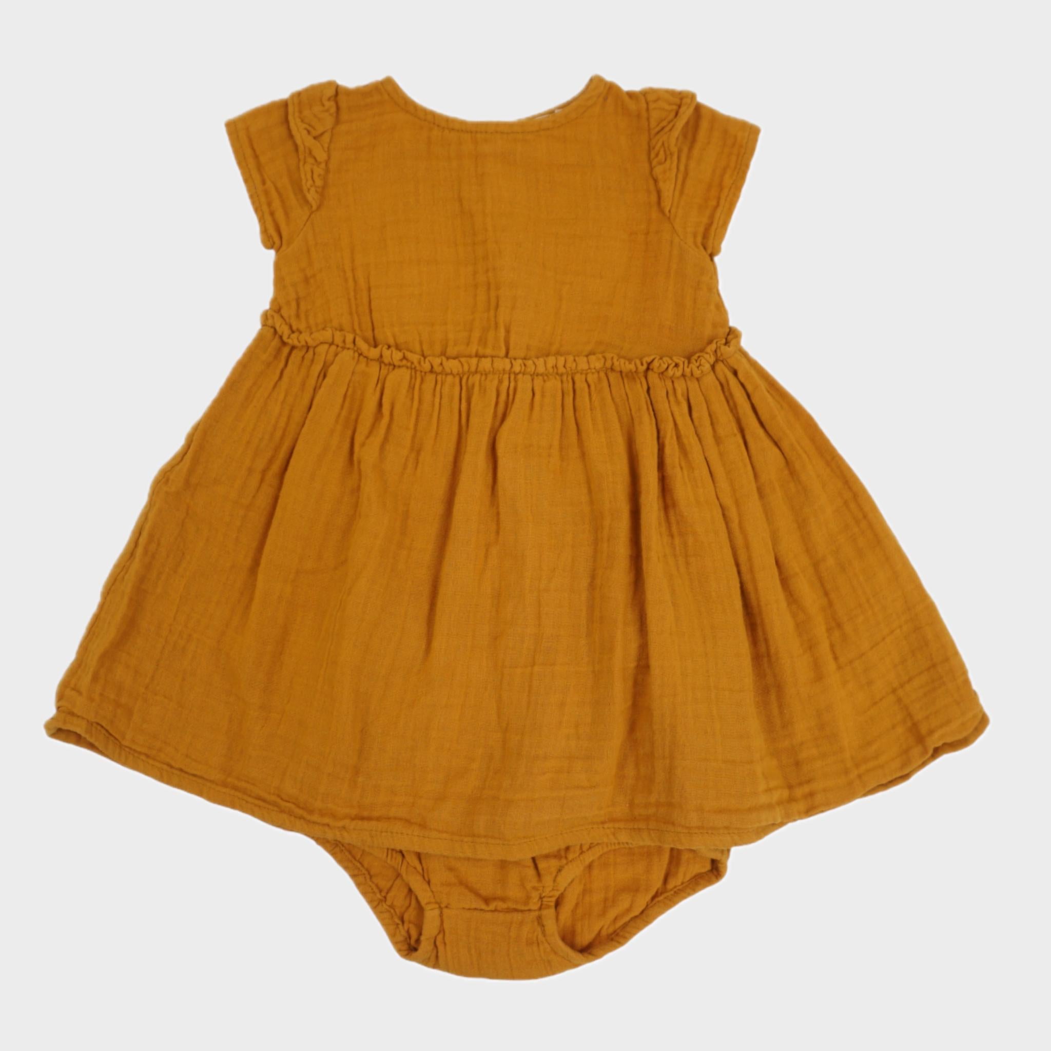 Robe Moutarde - 6 mois