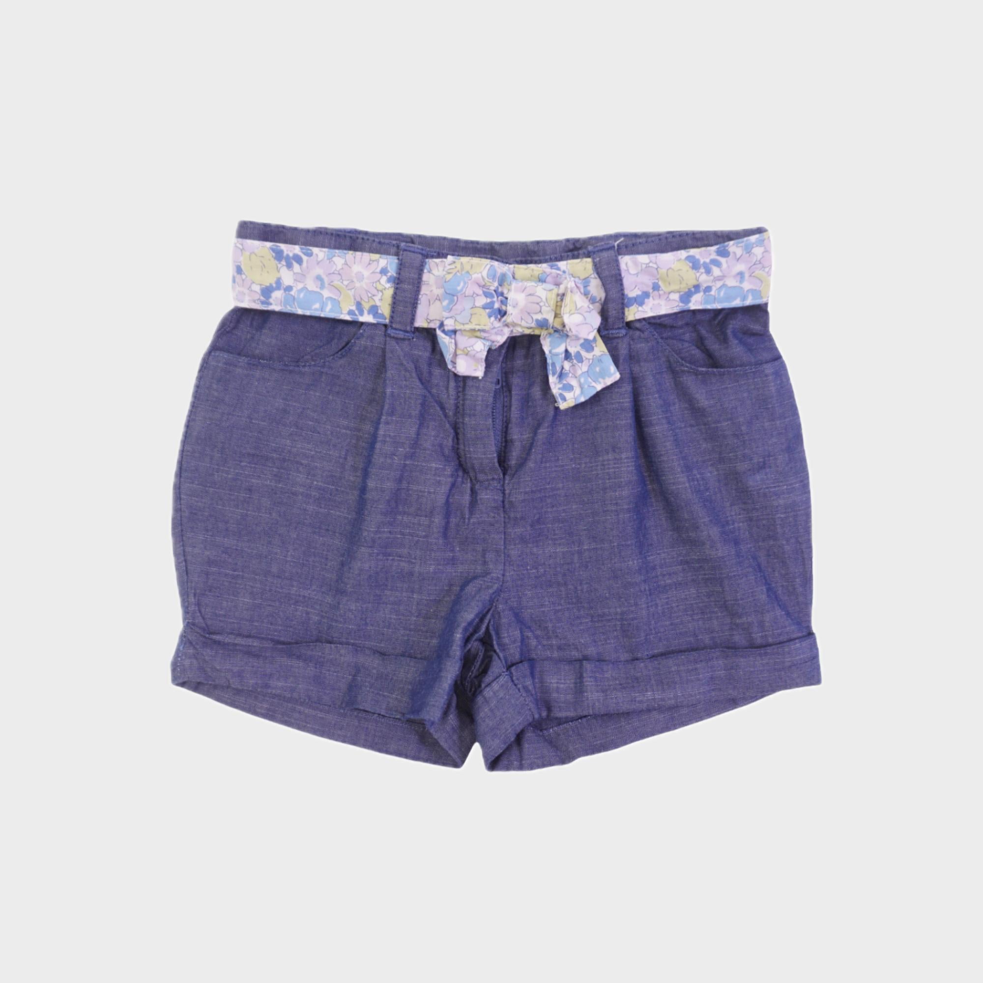 Short Bleu - 12 mois