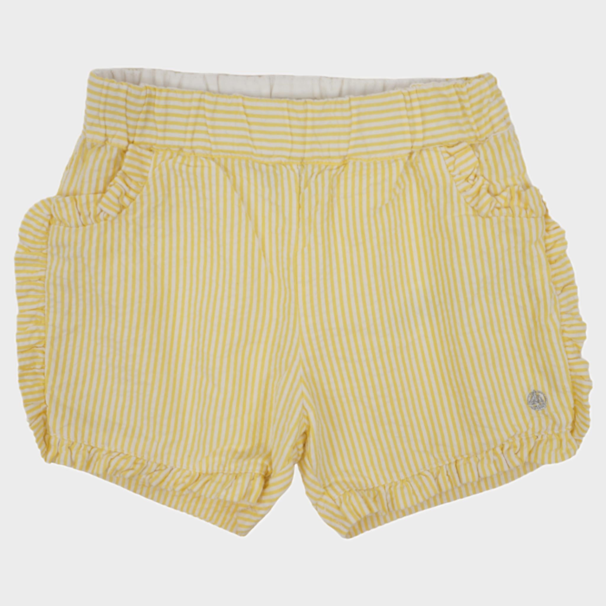 Short Jaune - 12 mois