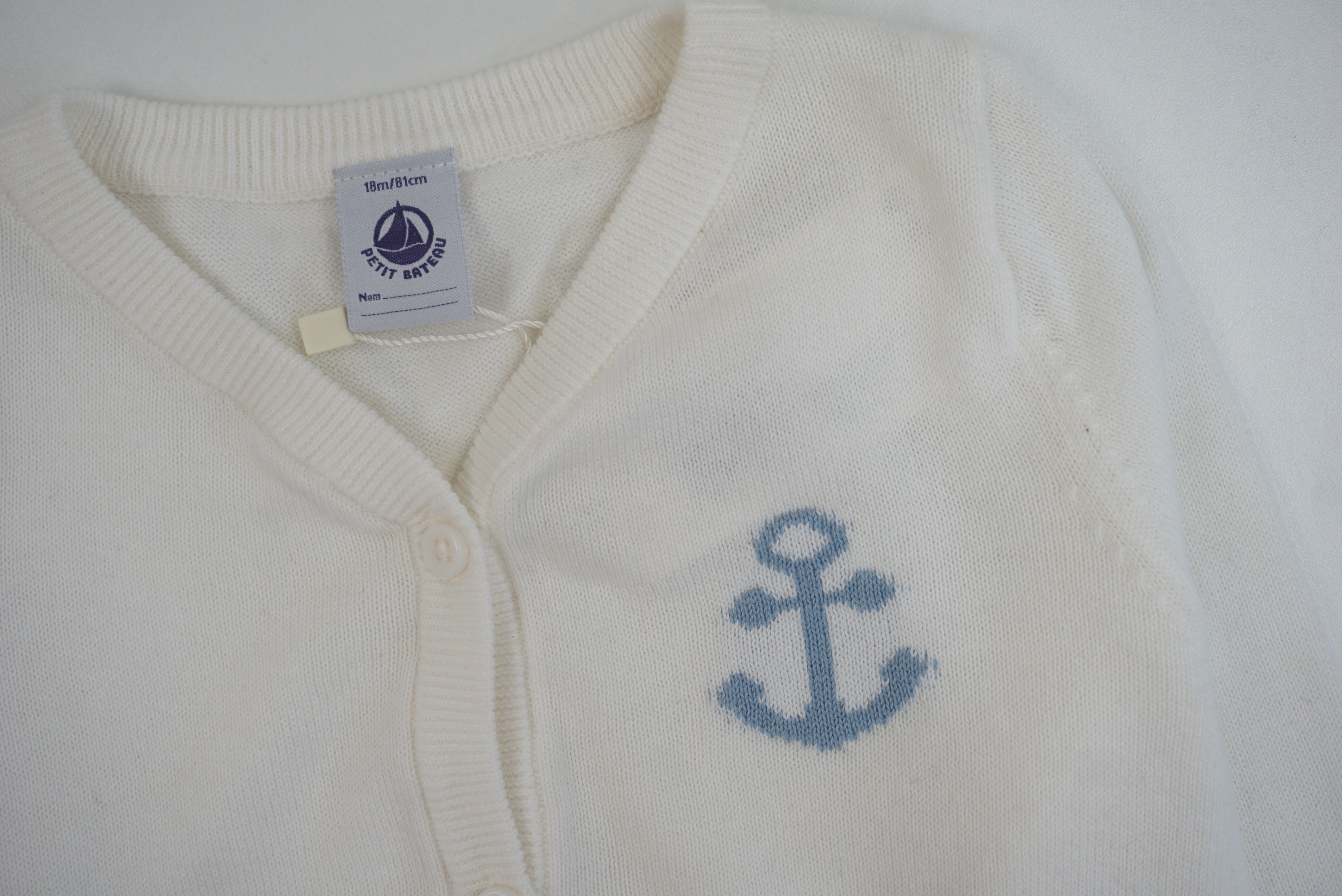 Gilet Ecru - 18 mois