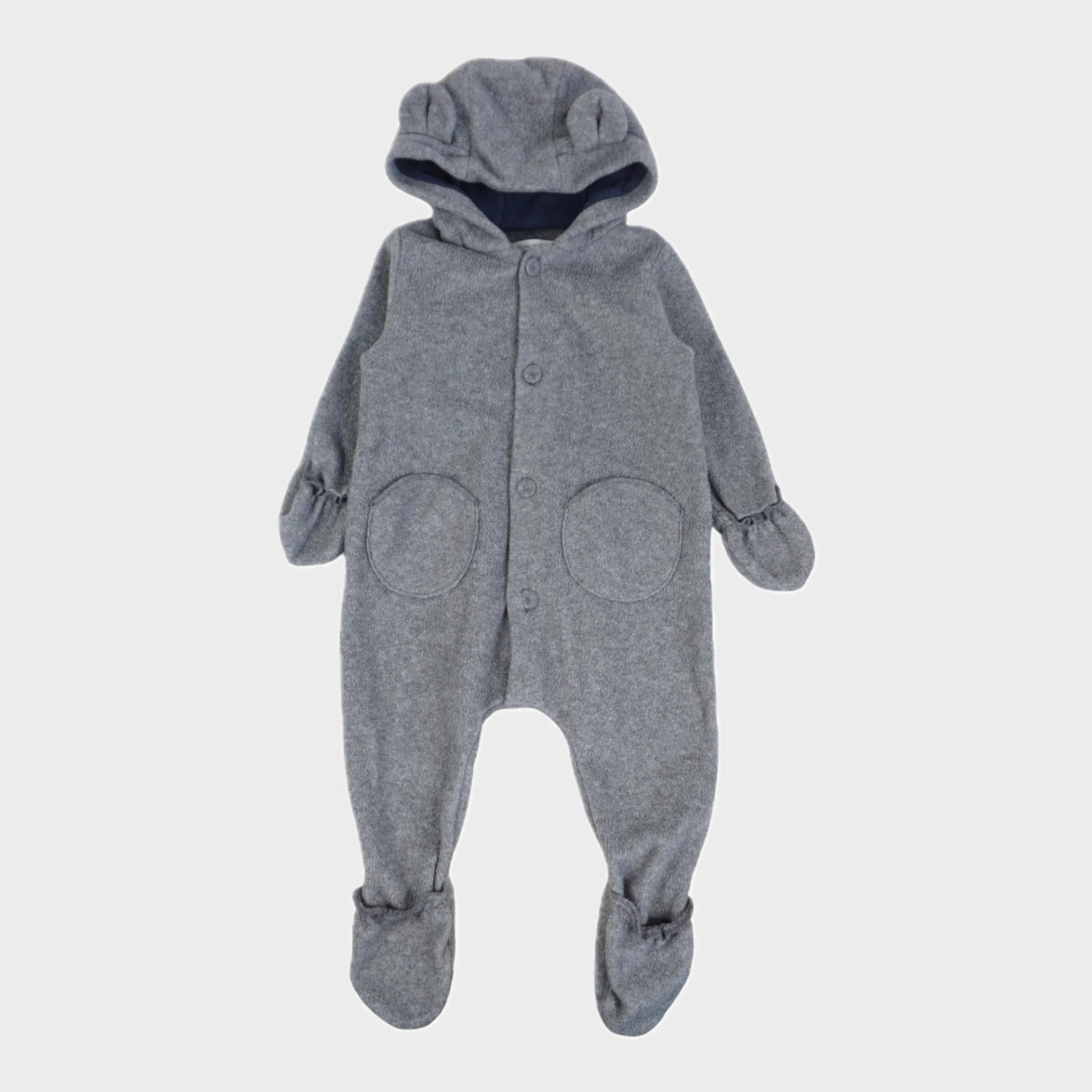 Combi pilote Gris - 12 mois