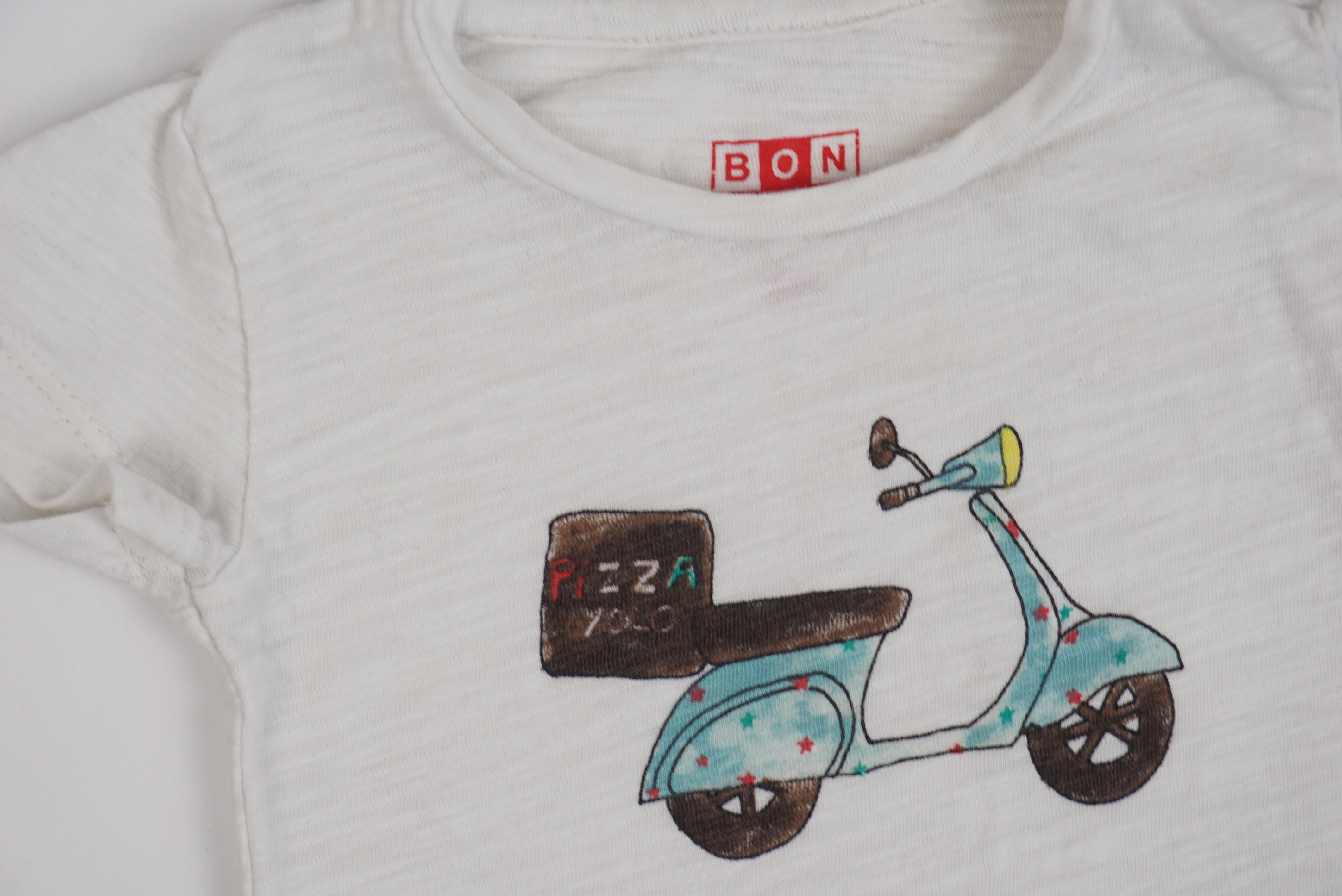 T-shirt Blanc - 6 mois