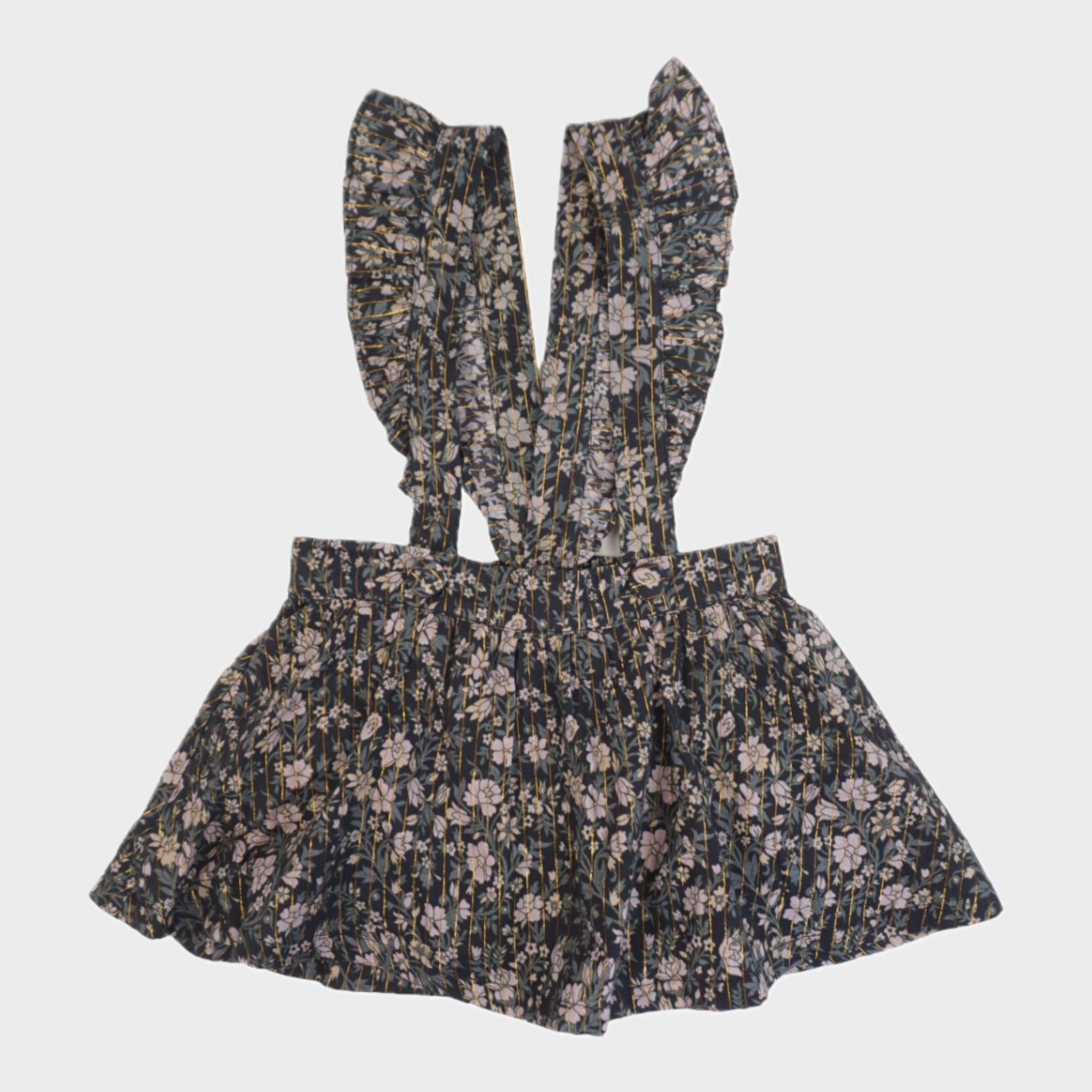 Jupe à bretelles Multicolore - 18 mois