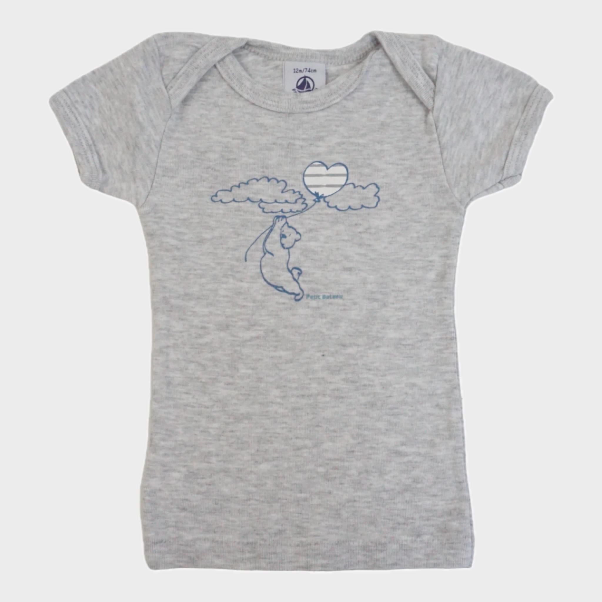 T-shirt Gris - 9/12 mois