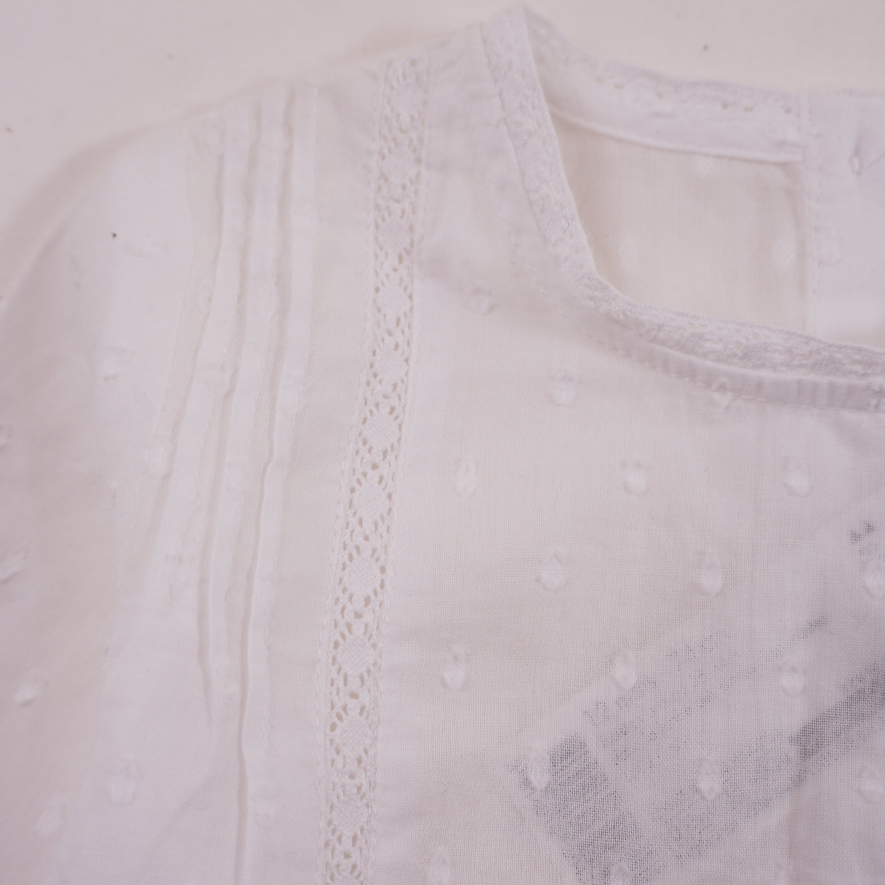 Blouse Blanc - 12 mois