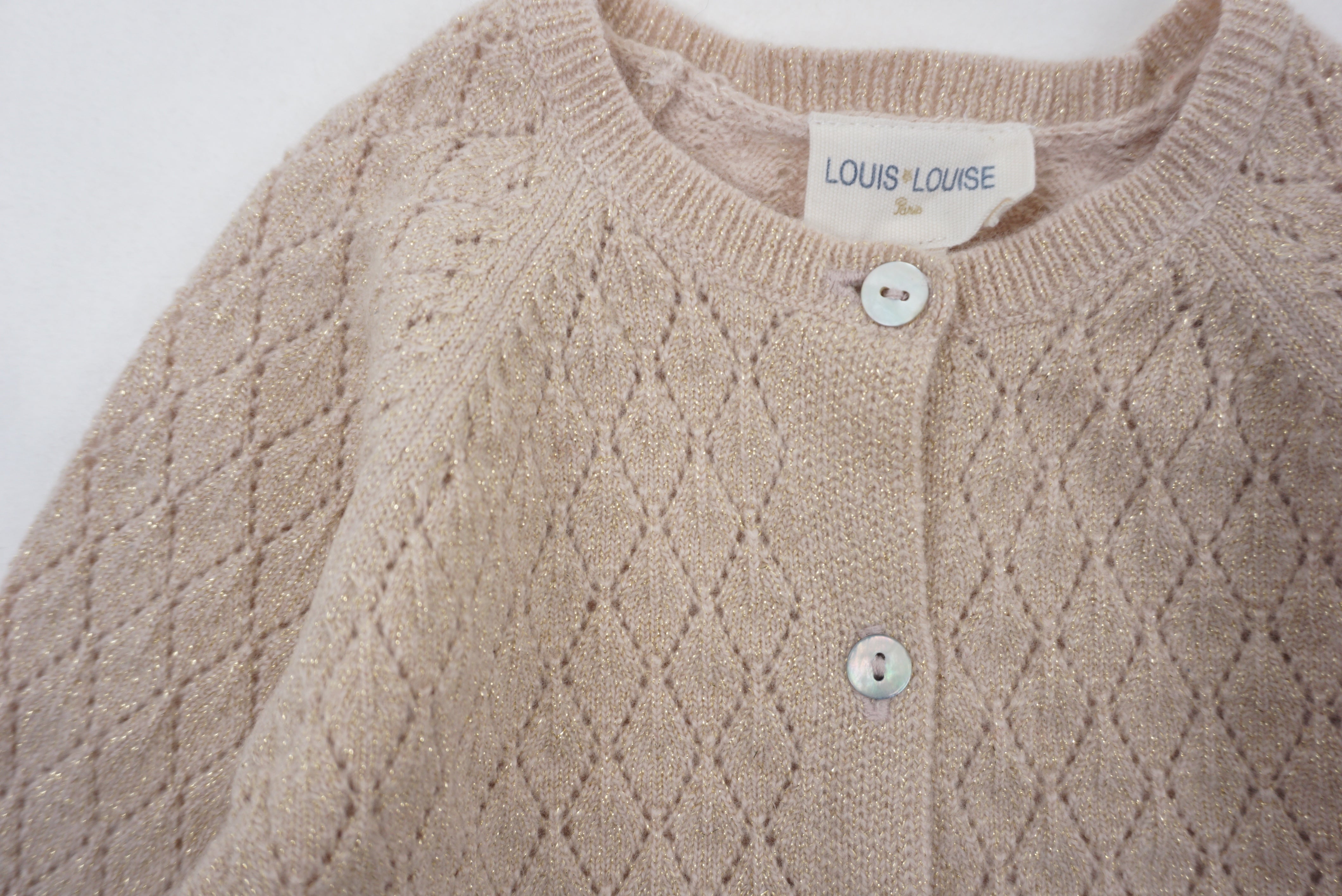 Gilet Doré - 12 mois