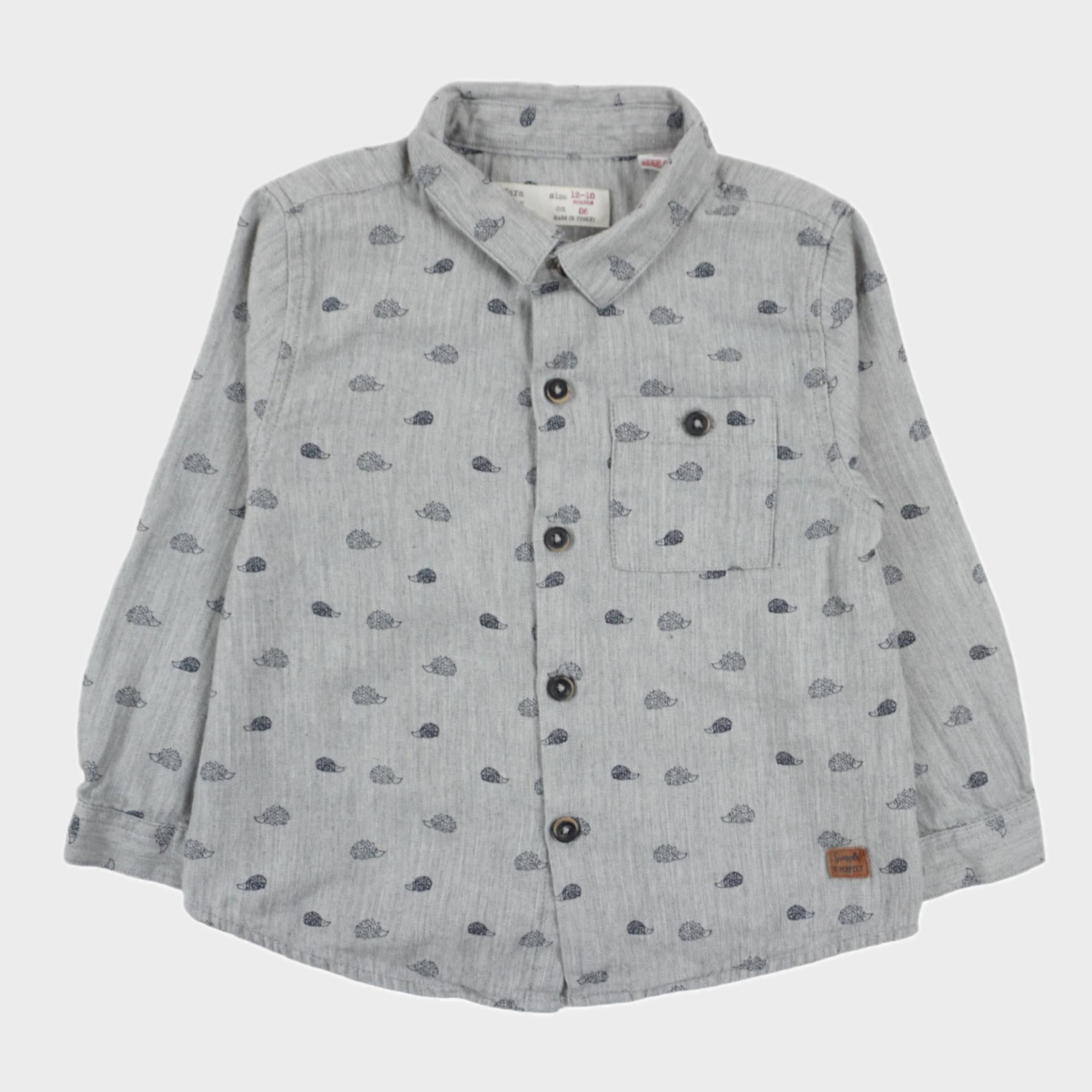 Chemise Gris - 12/18 mois