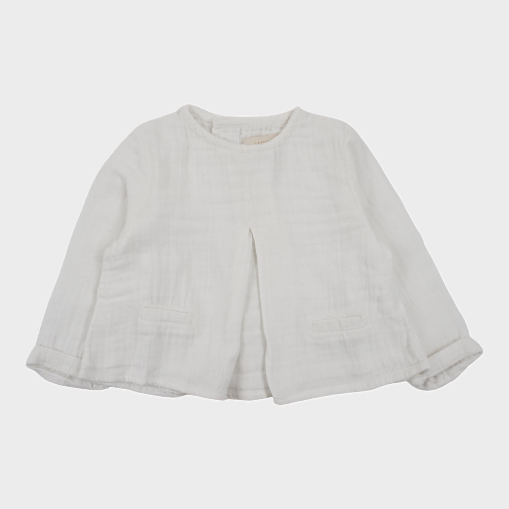 Blouse Blanc - 6/9 mois