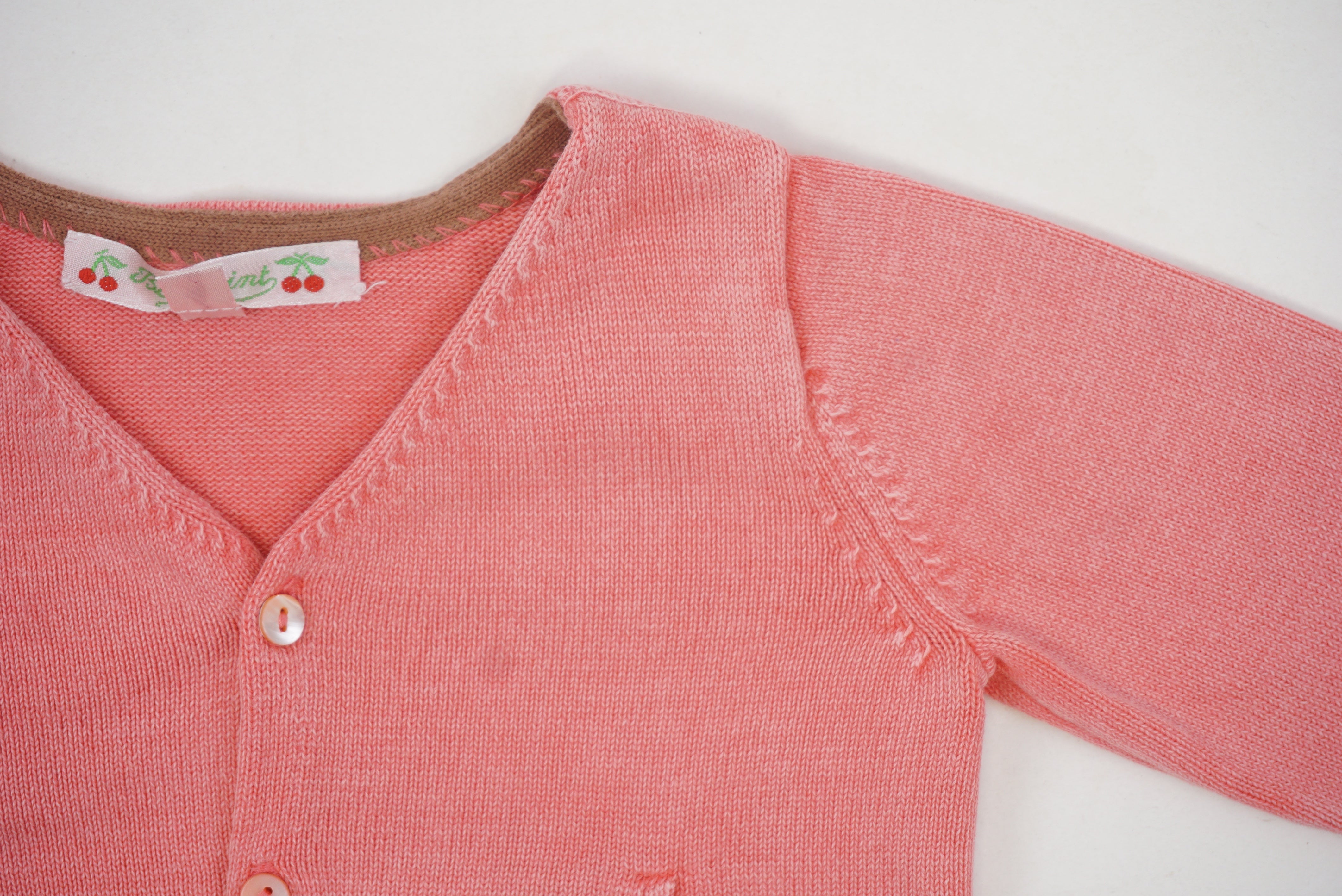 Gilet Rose - 3/6 mois