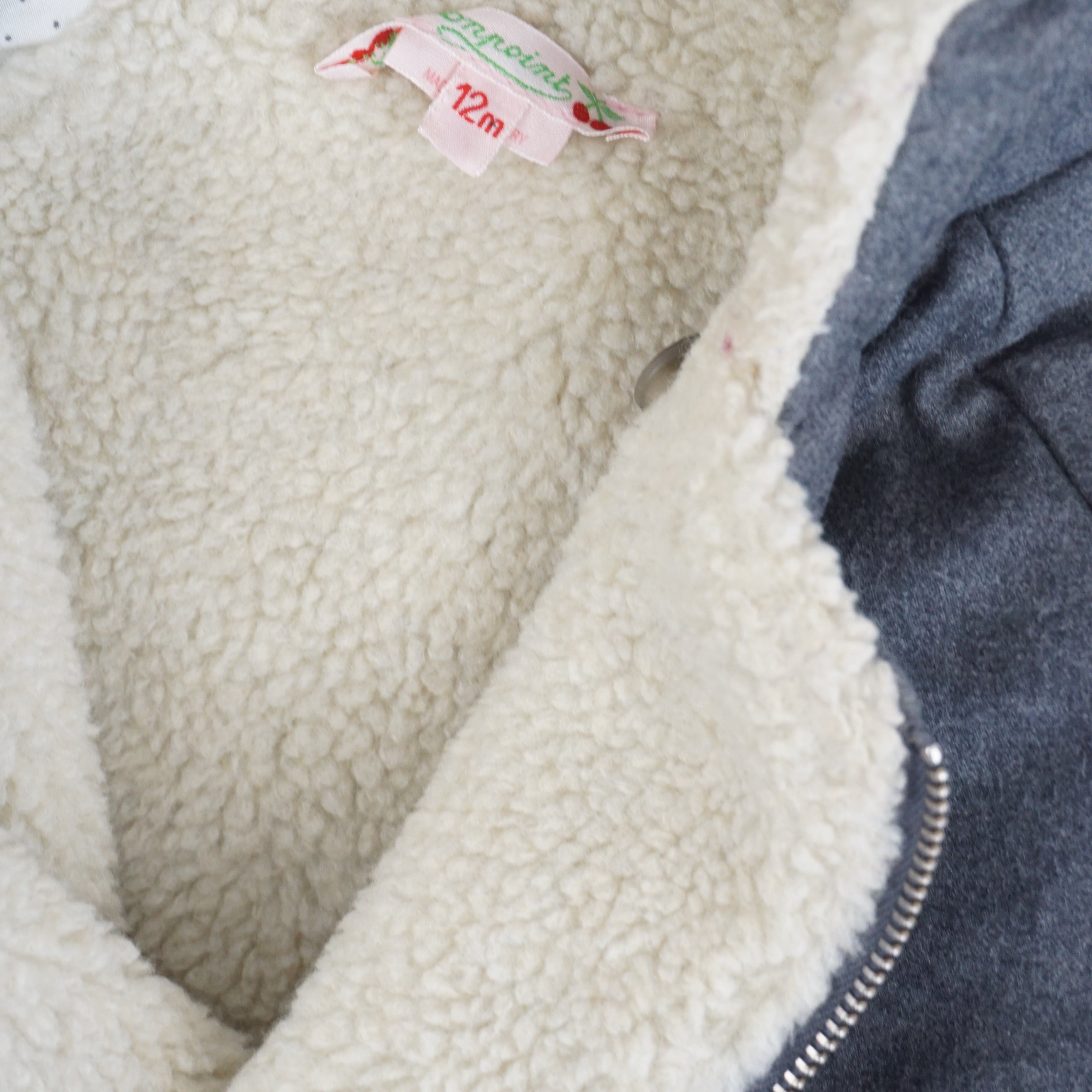 Manteau Gris - 12 mois