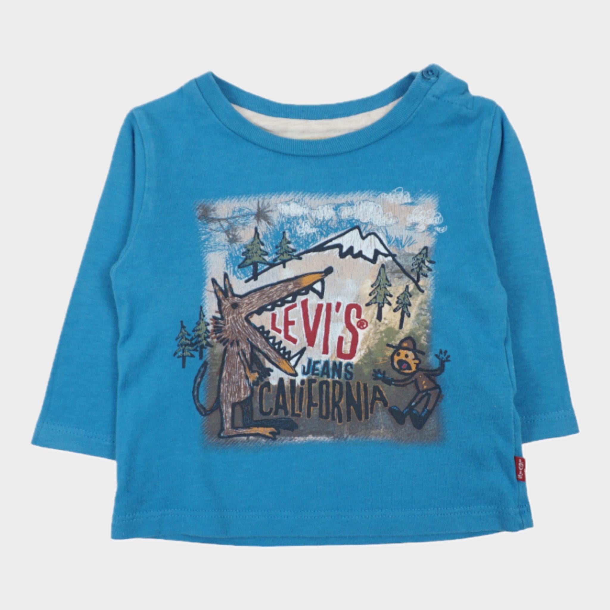 T-shirt Bleu - 6 mois