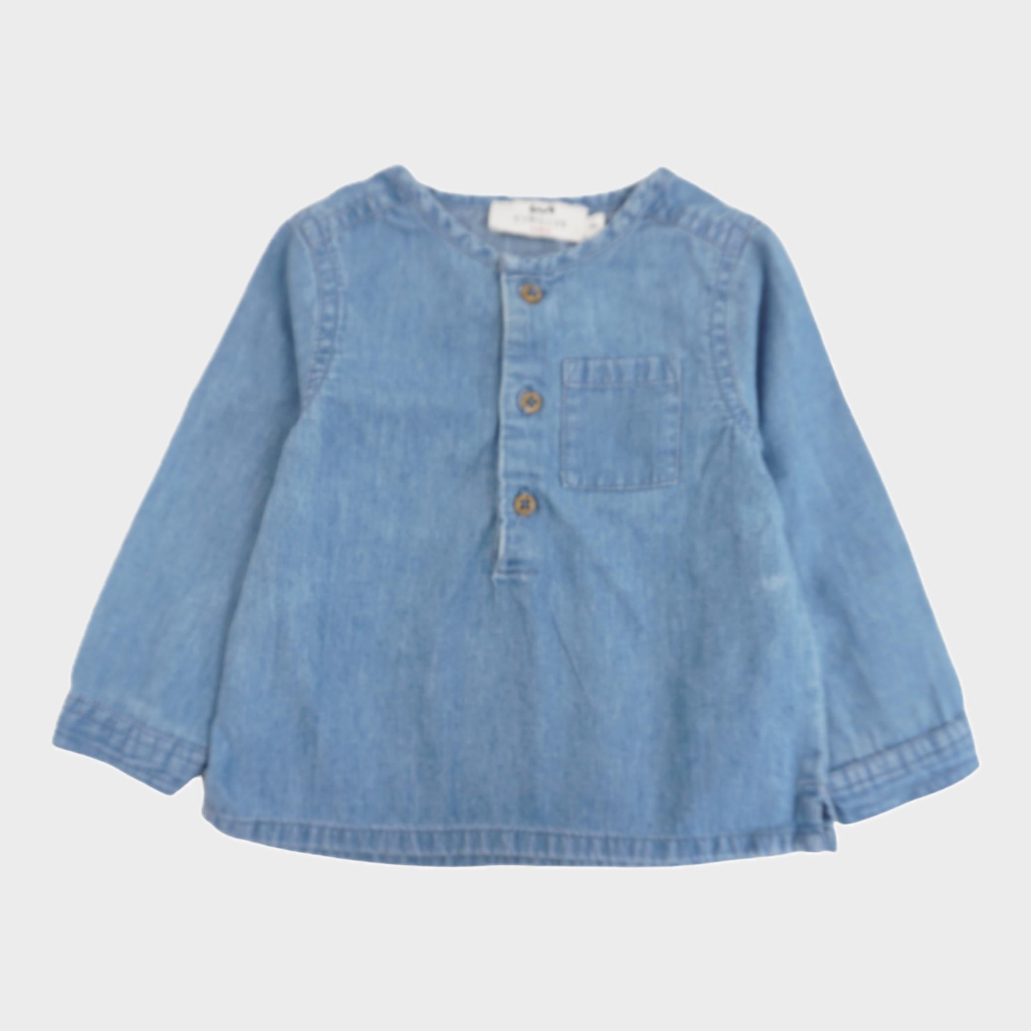 Blouse Bleu - 6 mois