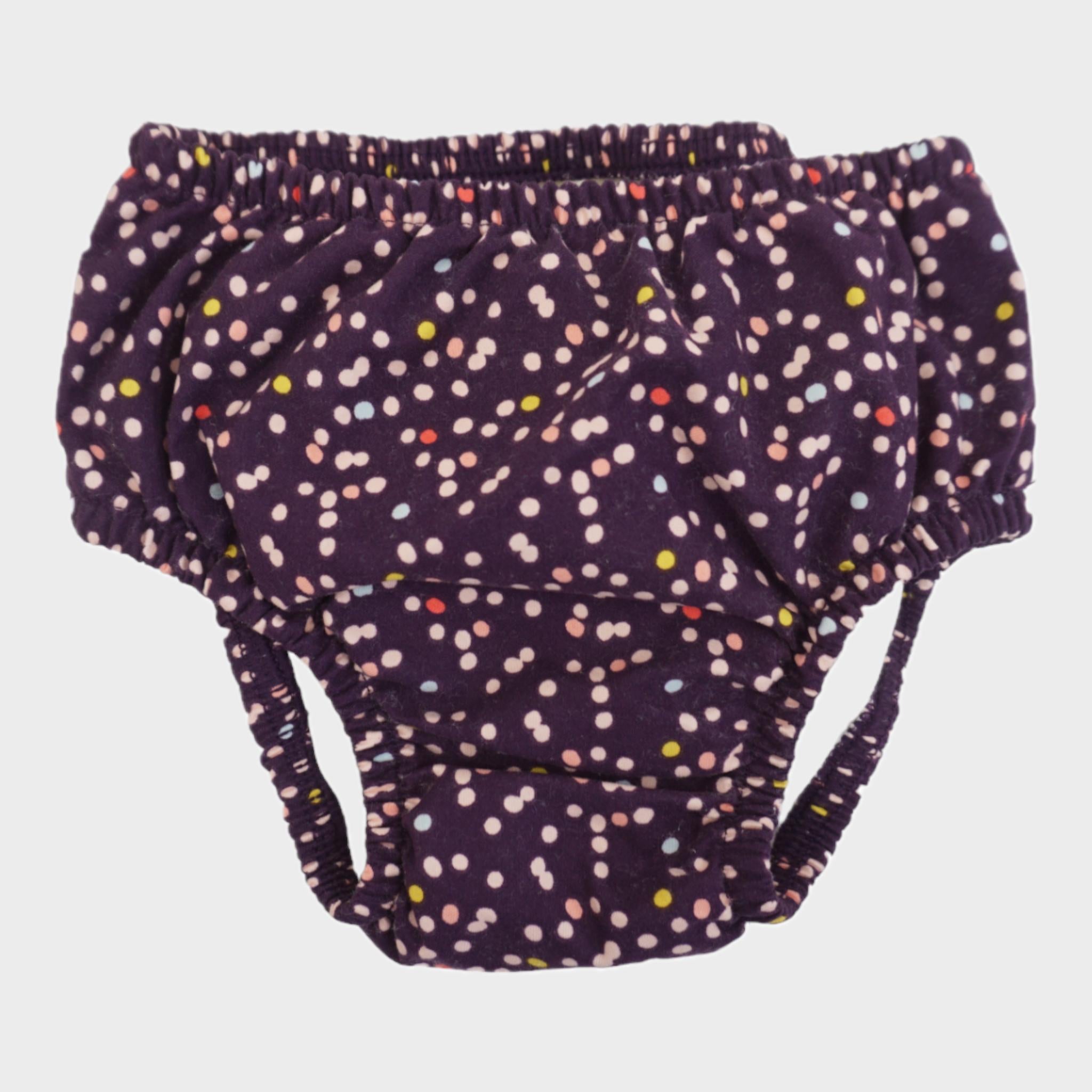 Maillot de bain couche Violet - 0/6 mois