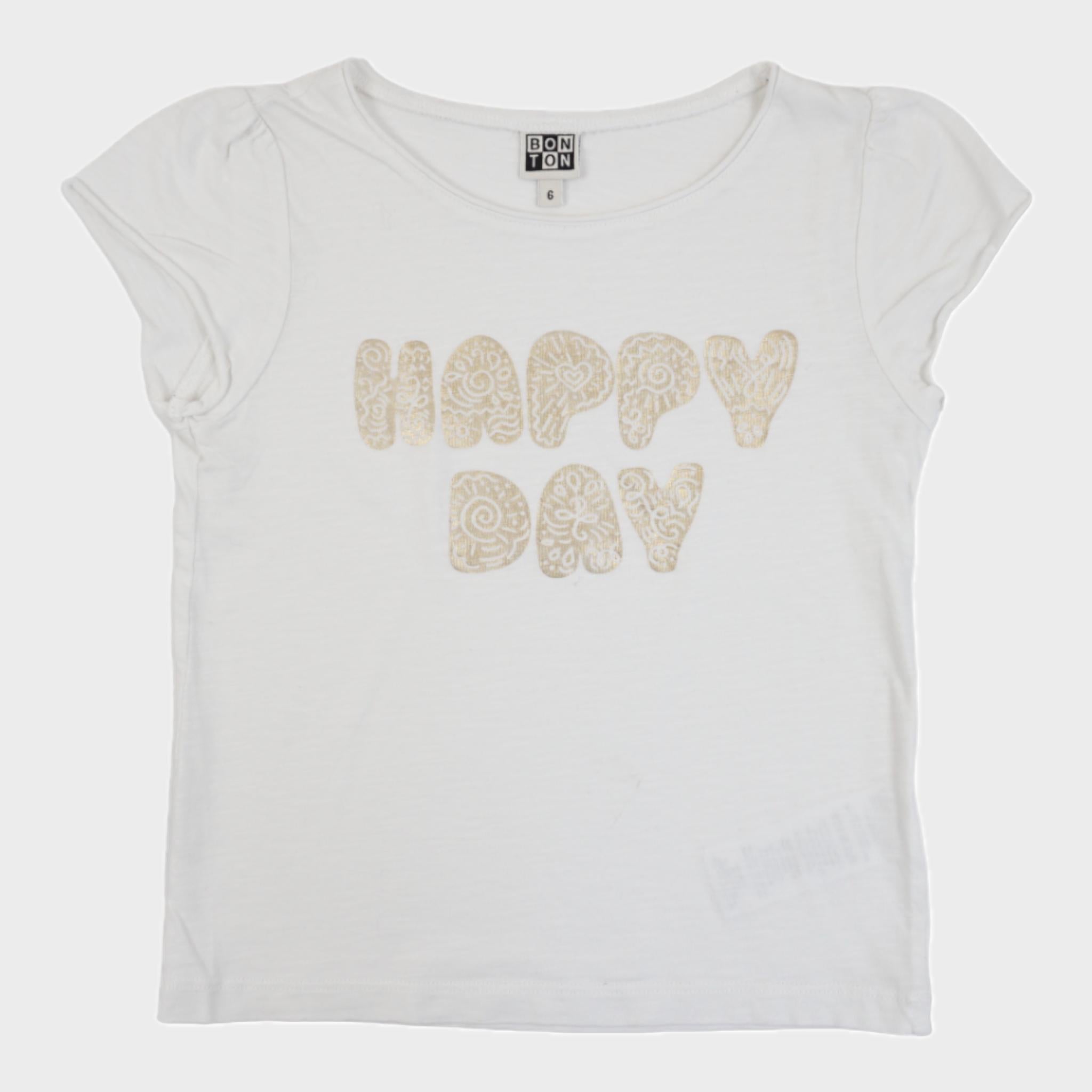 T-shirt Blanc - 4/5 ans