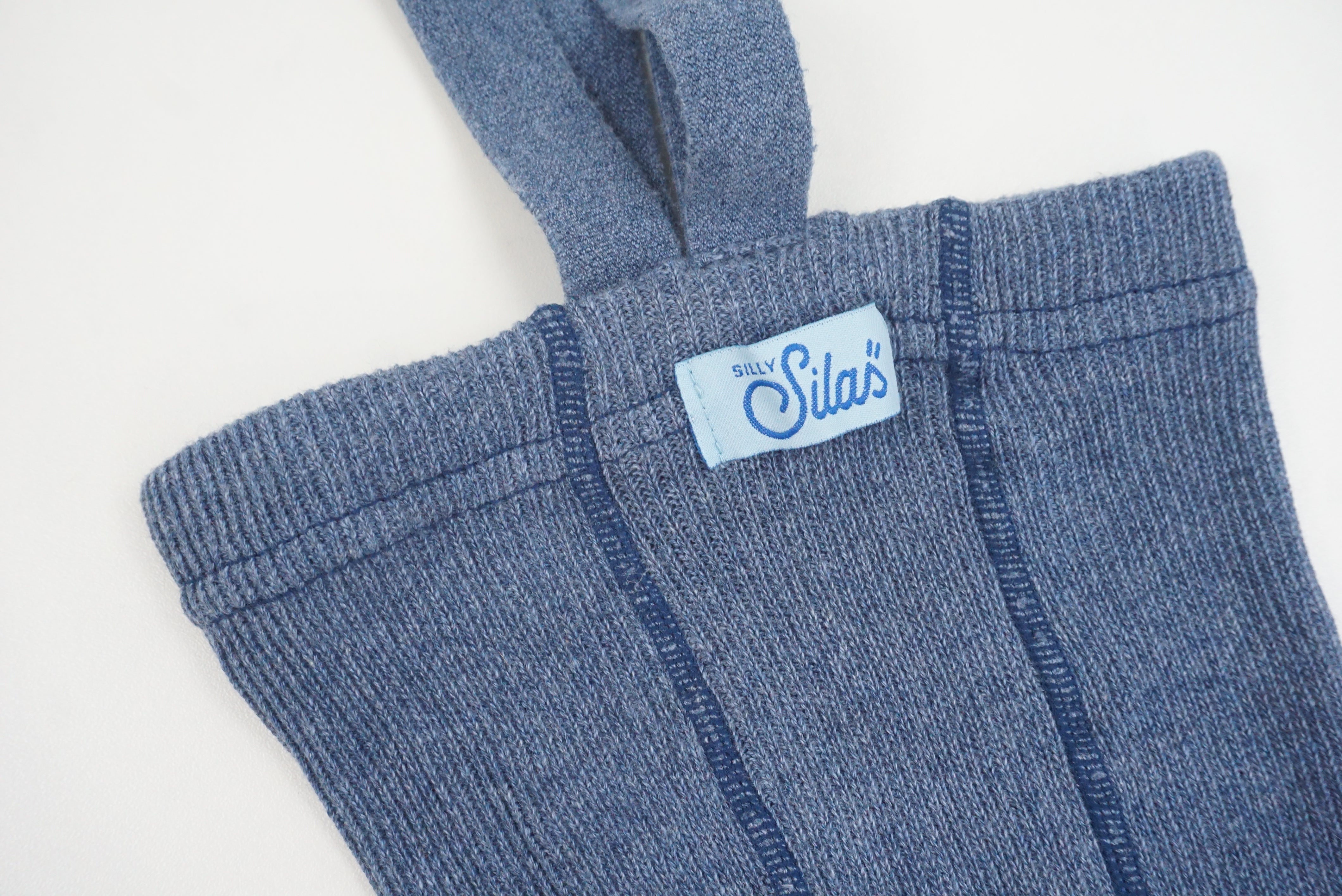 Short à bretelles Bleu - 6/12 mois