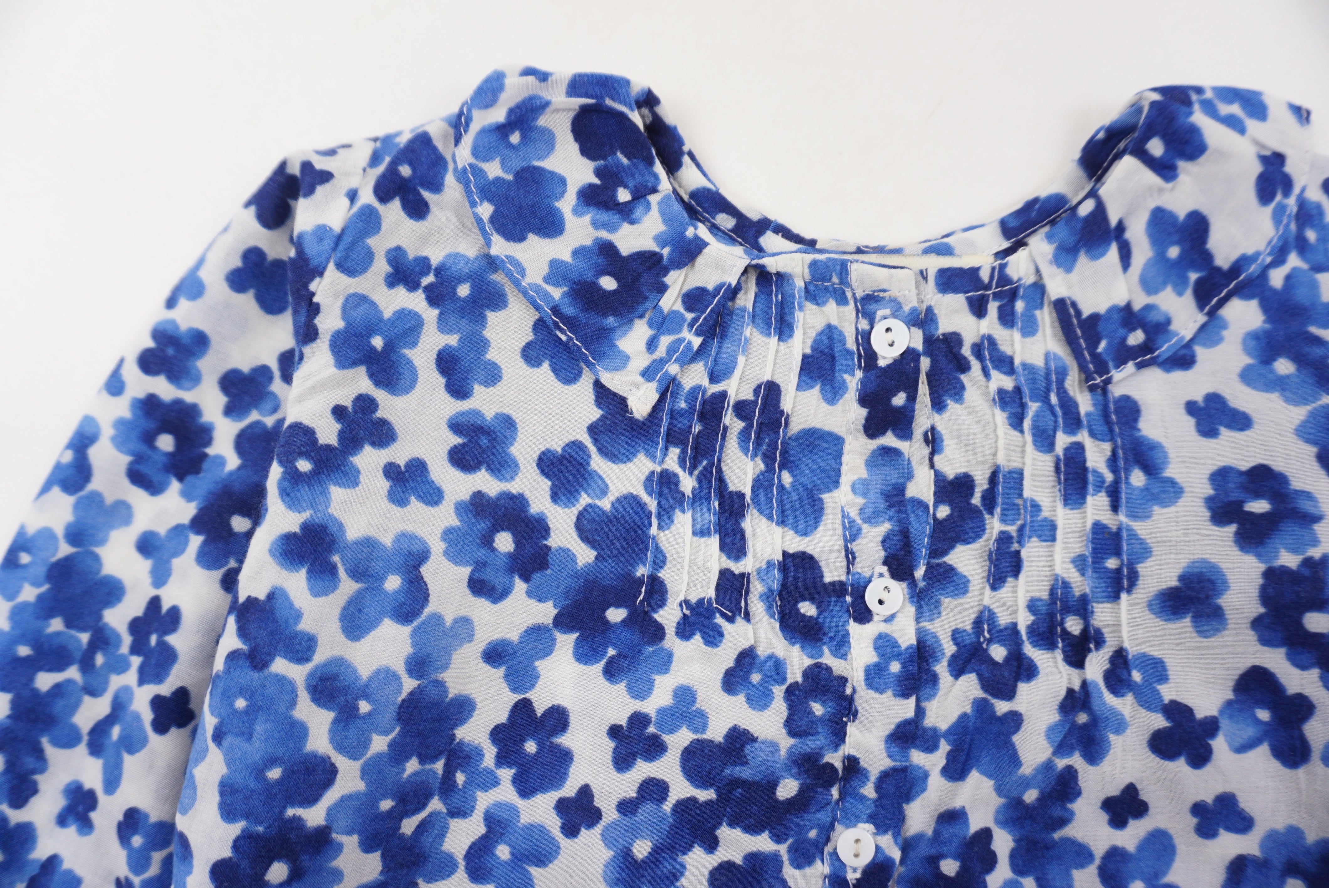 Blouse Bleu - 12 mois