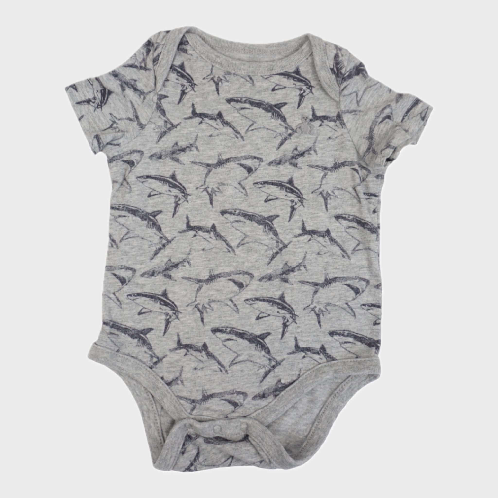 Body Gris - 3/6 mois