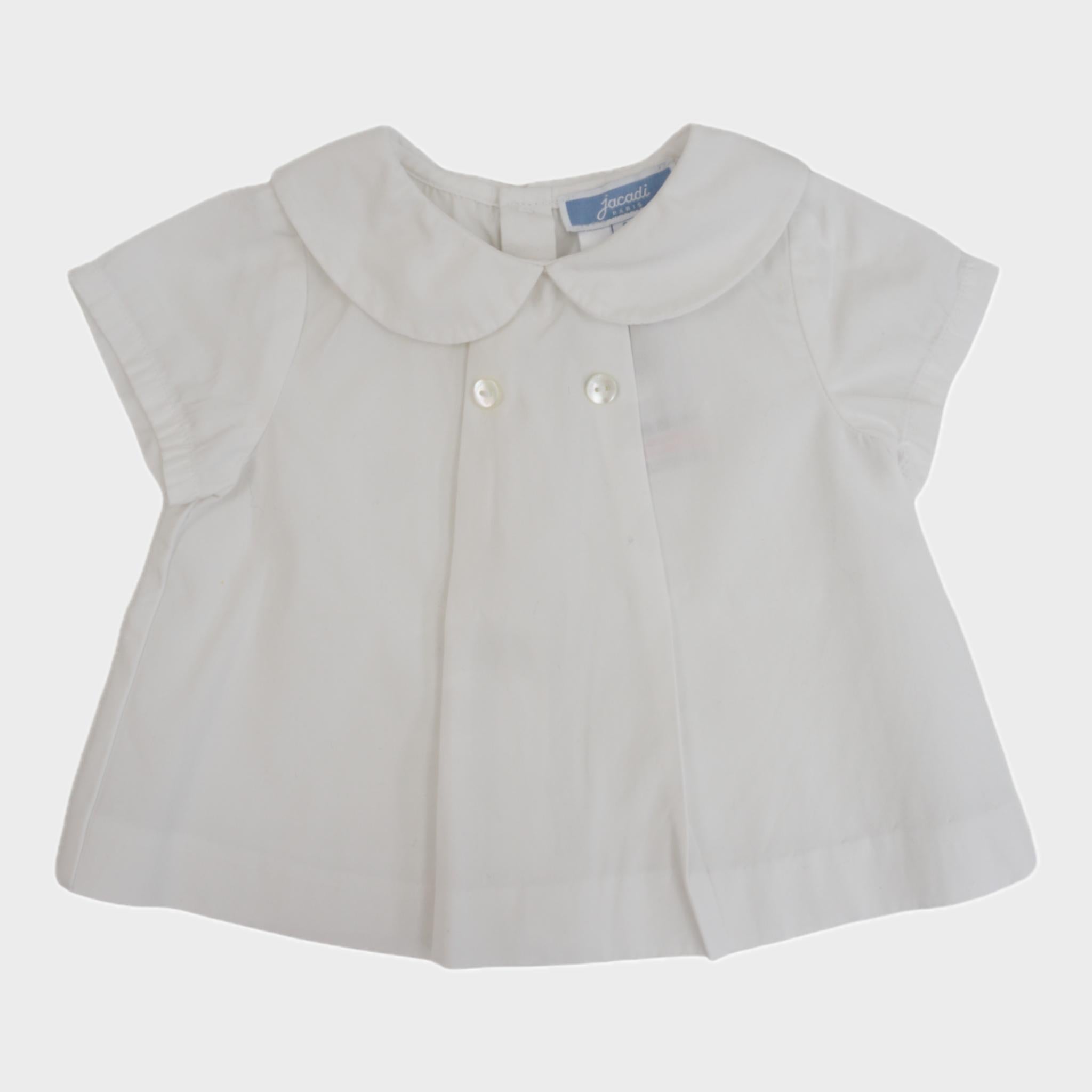 Blouse Blanc - 3 mois