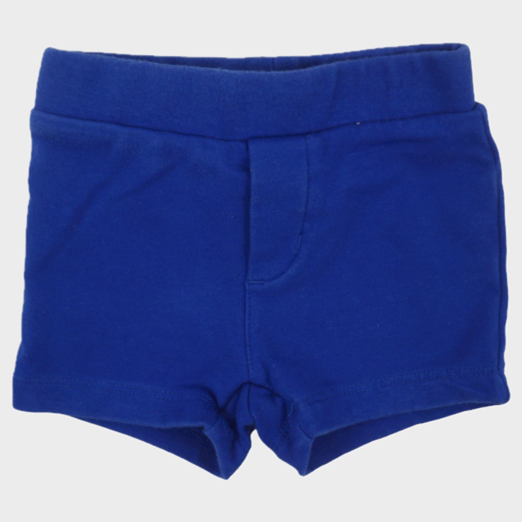 Short Bleu - 6 mois