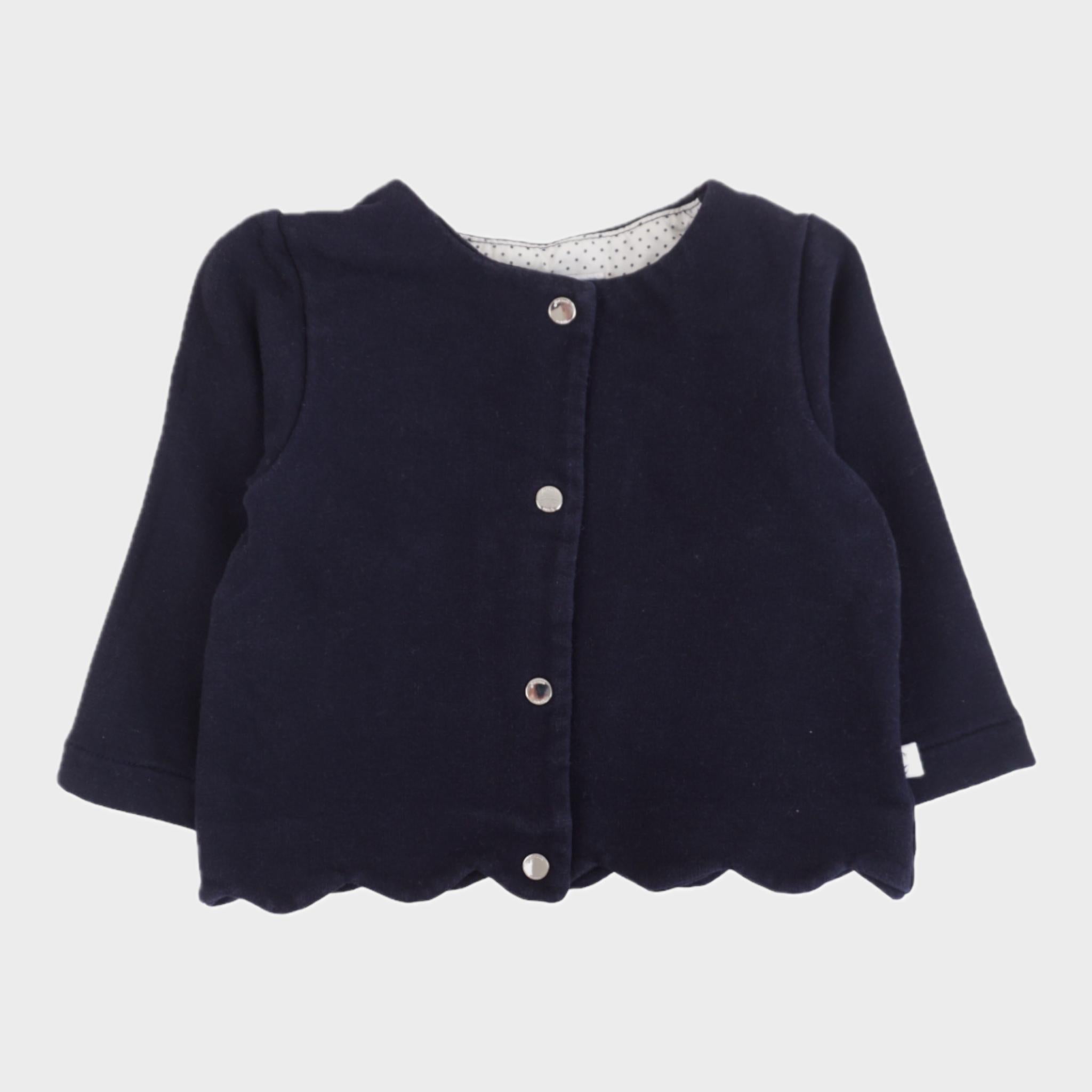 Gilet Bleu - 6 mois