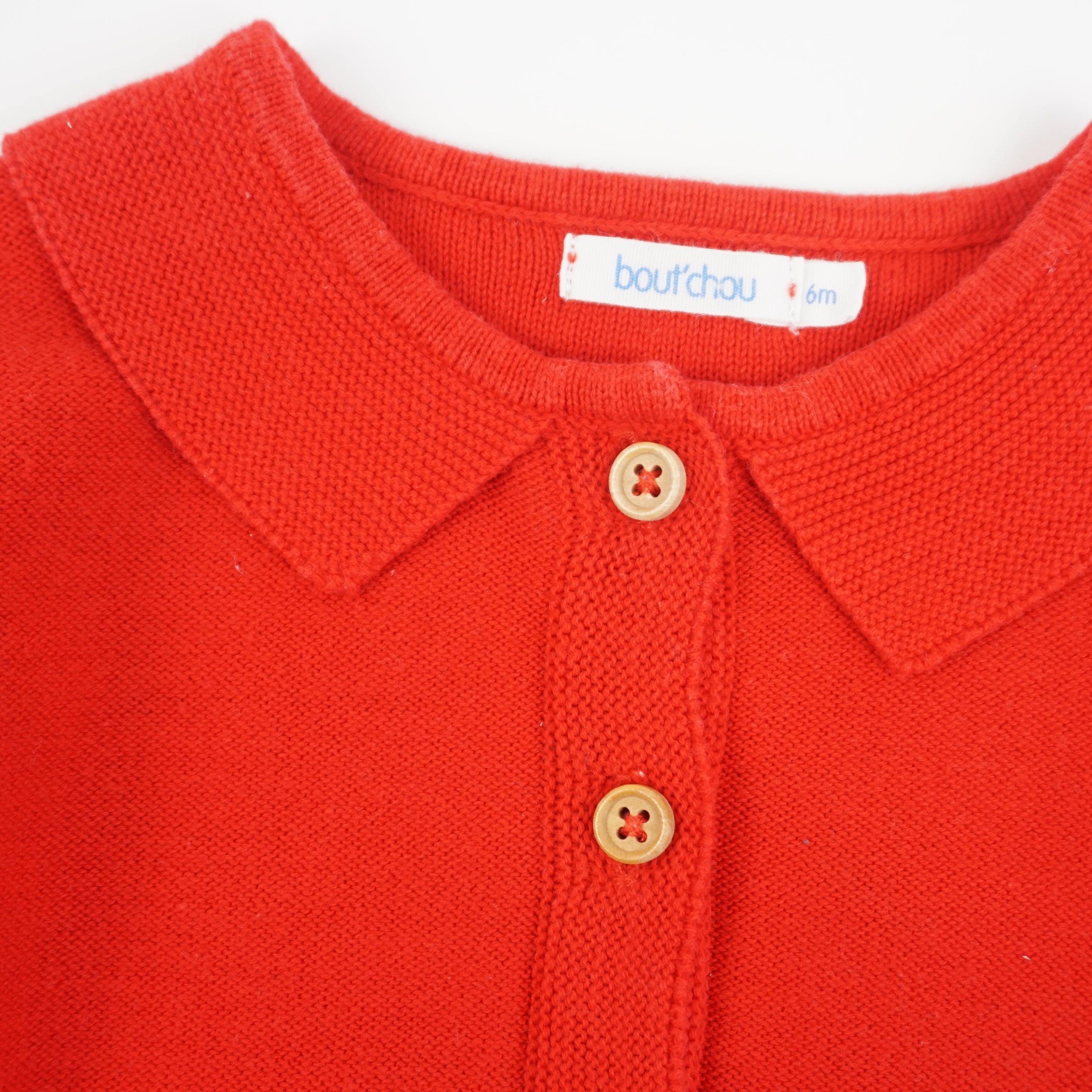 Gilet Rouge - 6 mois