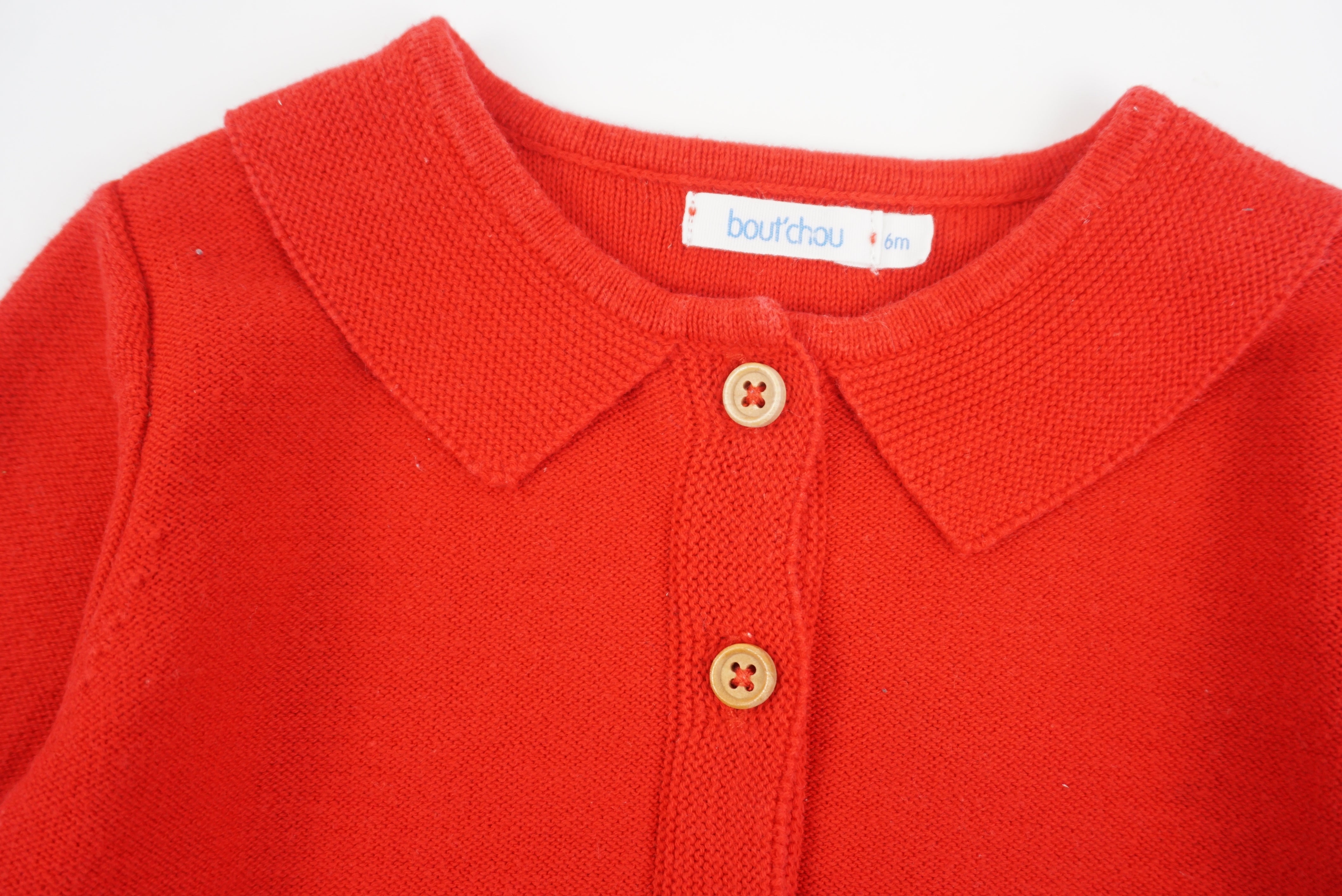 Gilet Rouge - 6 mois