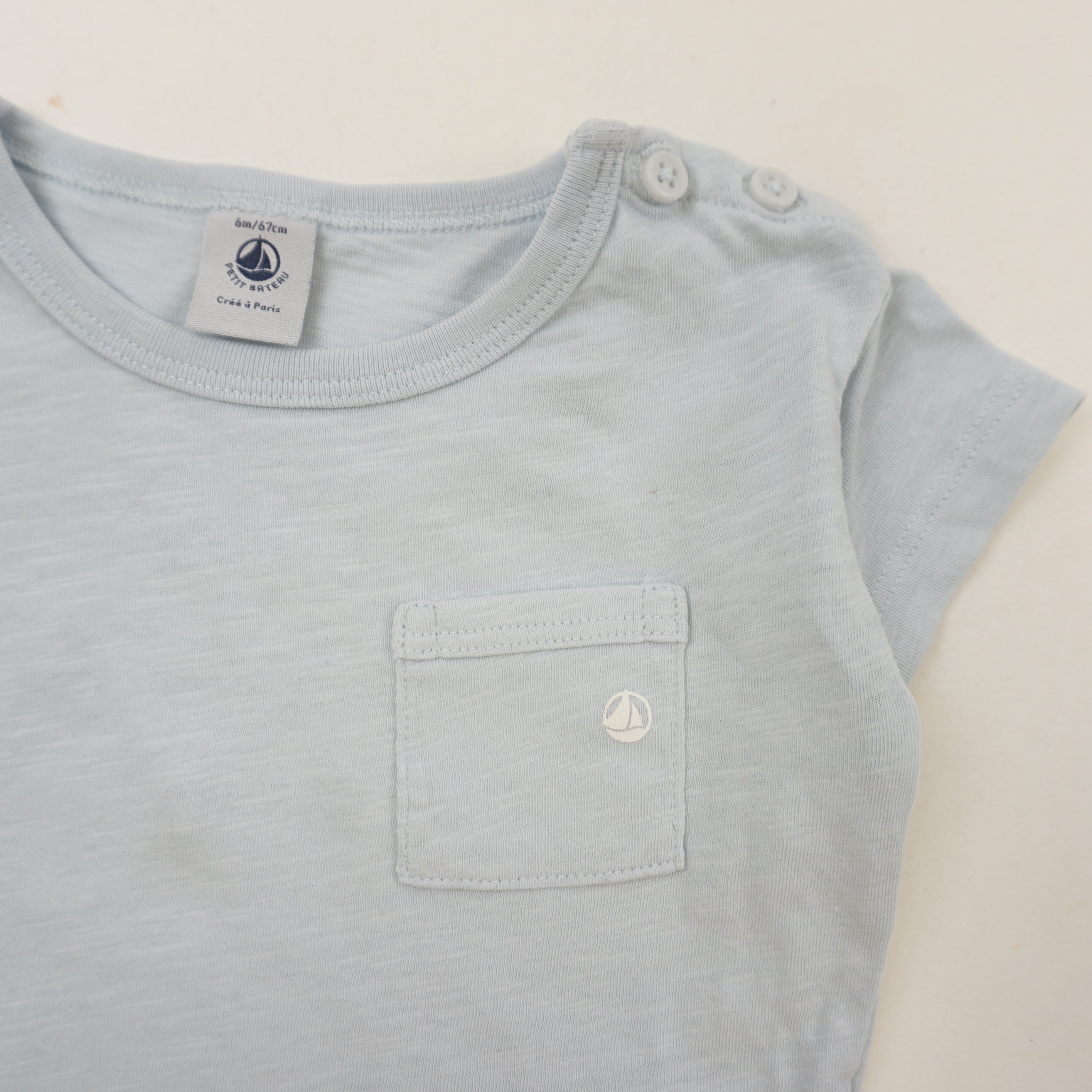 T-shirt Bleu - 6 mois