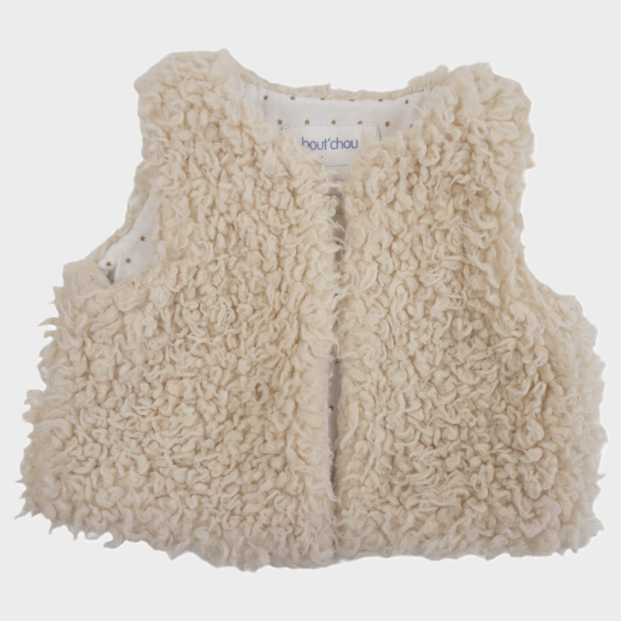 Gilet sans manche Beige - 9 mois