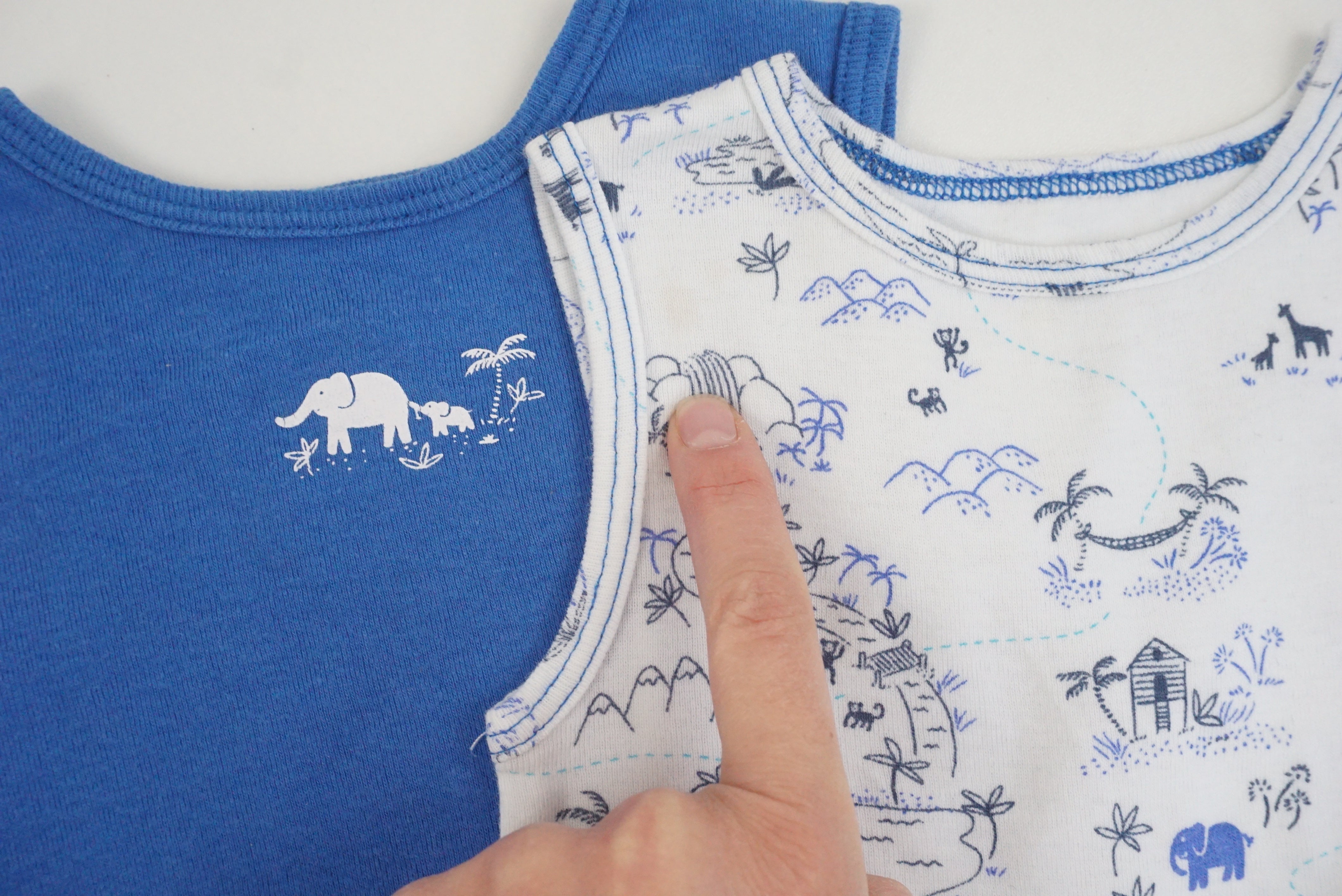 Lot de 2 bodies Multicolore - 12 mois