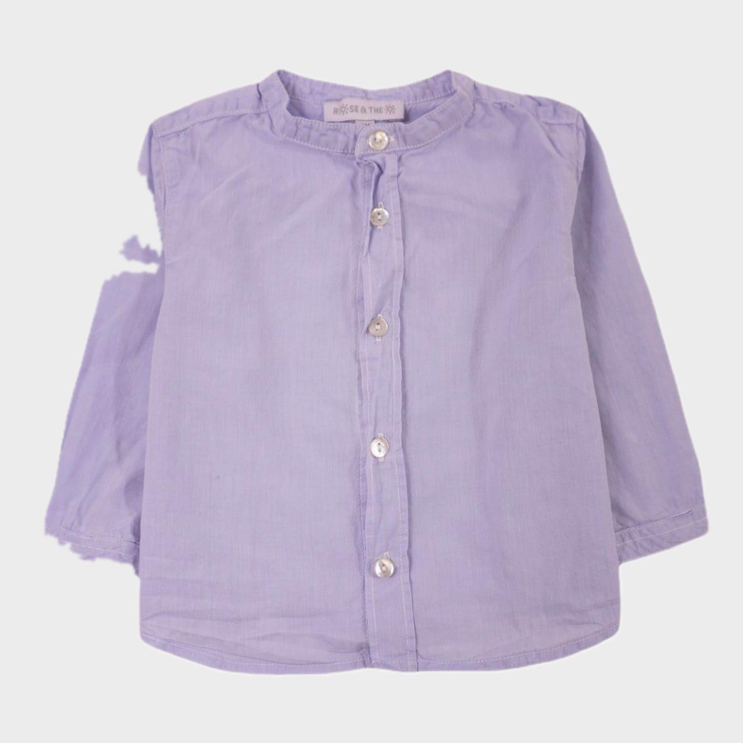 Chemise Bleu - 6 mois