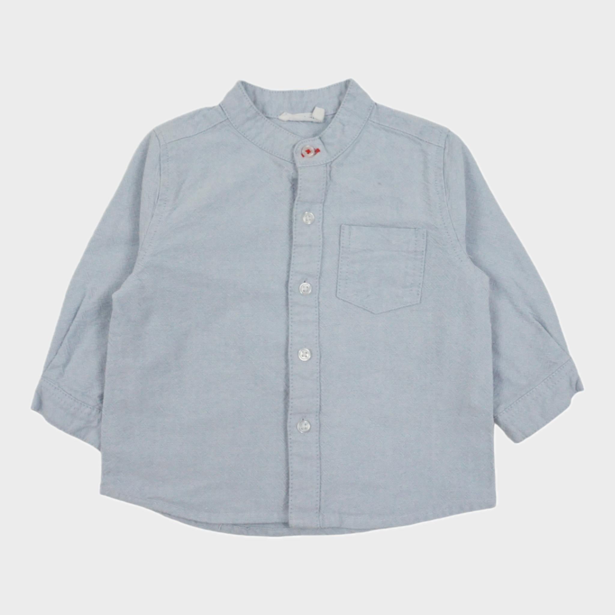 Chemise Bleu - 6 mois