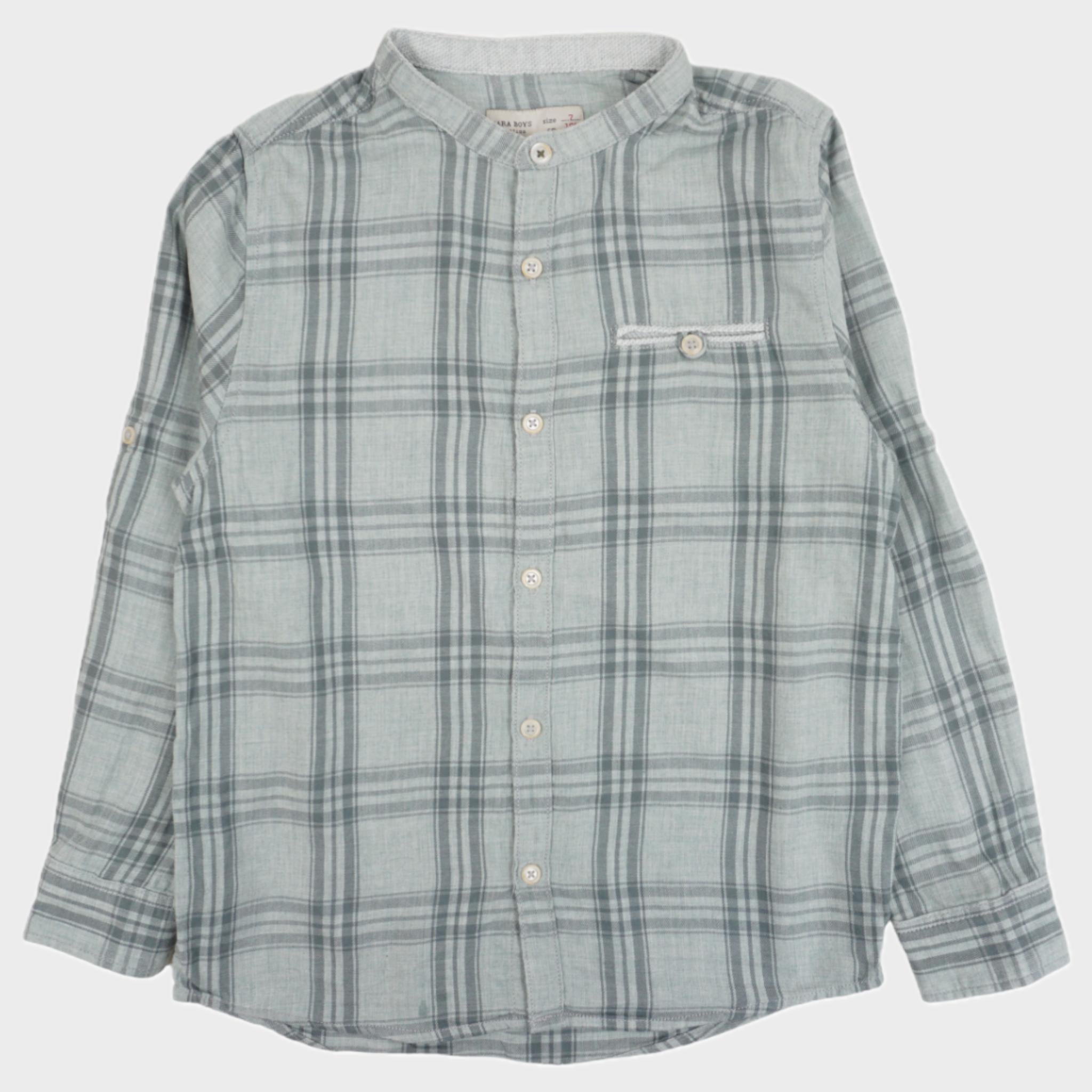 Chemise Vert - 7 ans