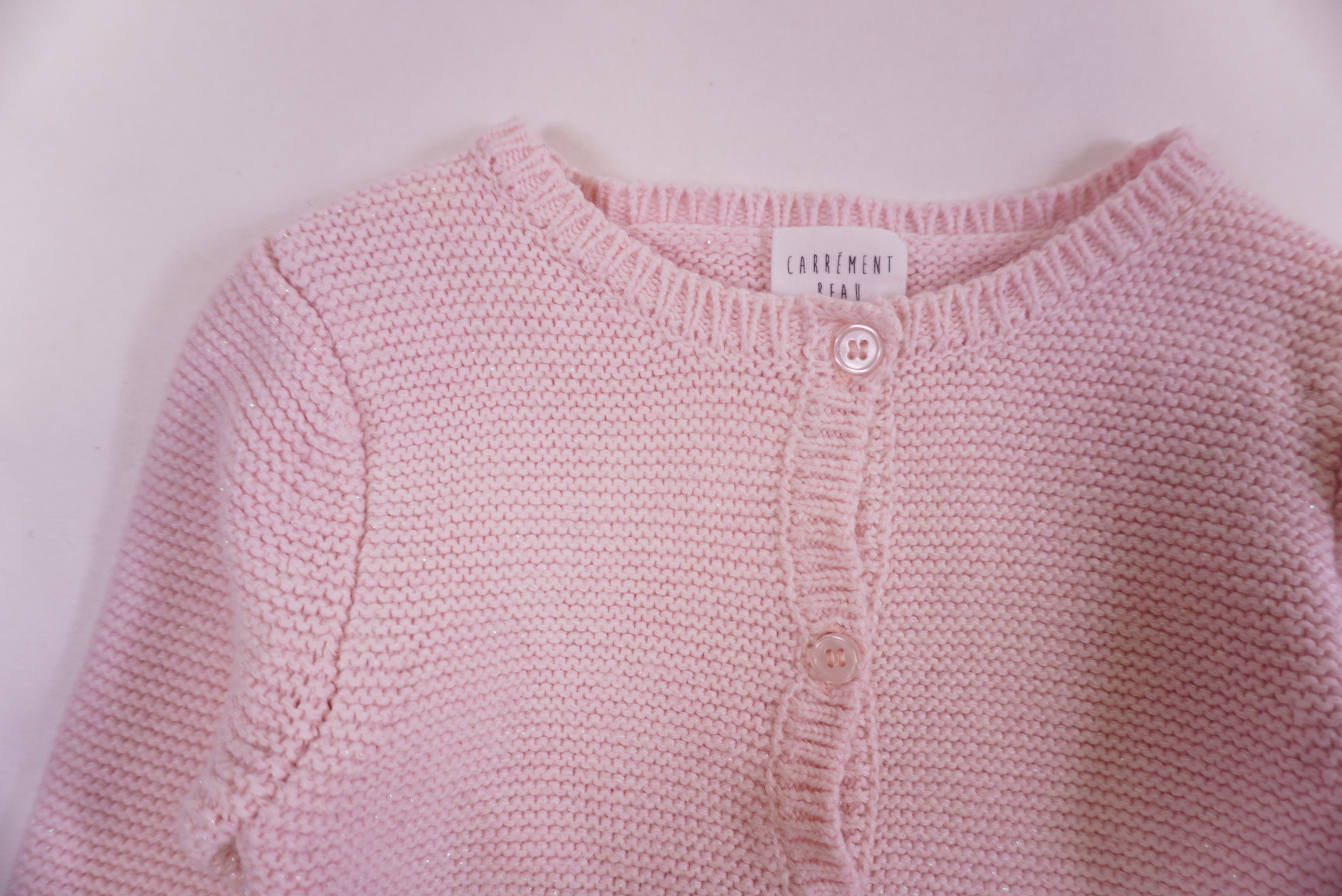 Gilet Rose - 12 mois