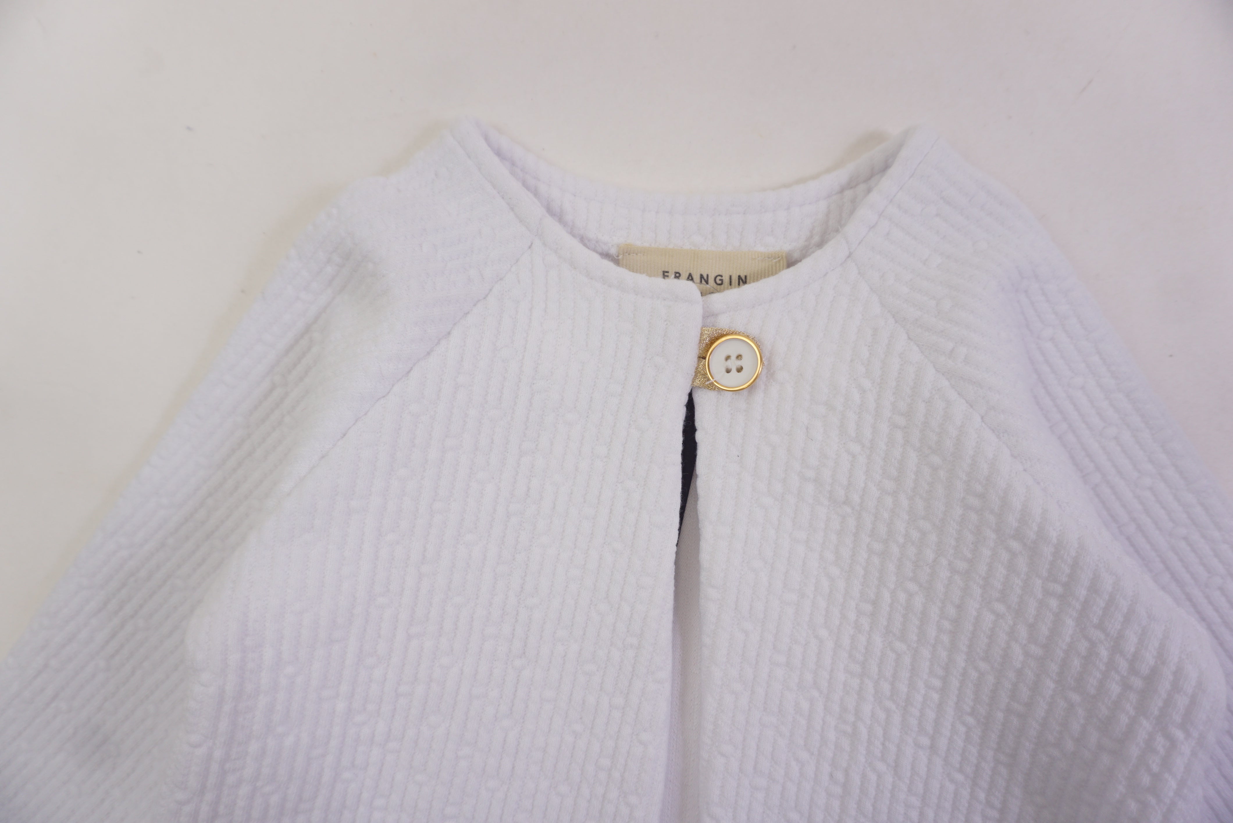 Gilet Blanc - 6/9 mois