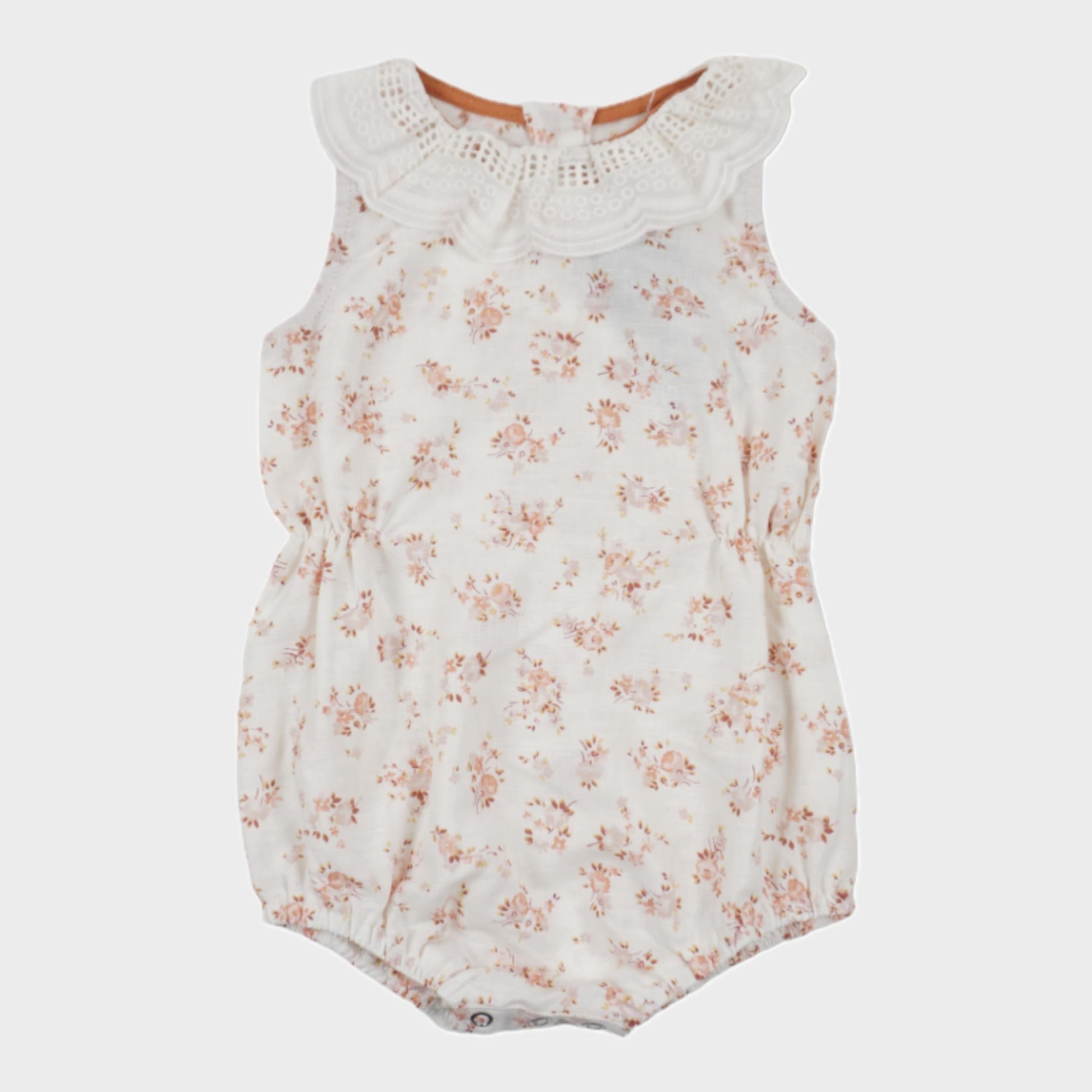 Barboteuse Ecru - 6/9 mois