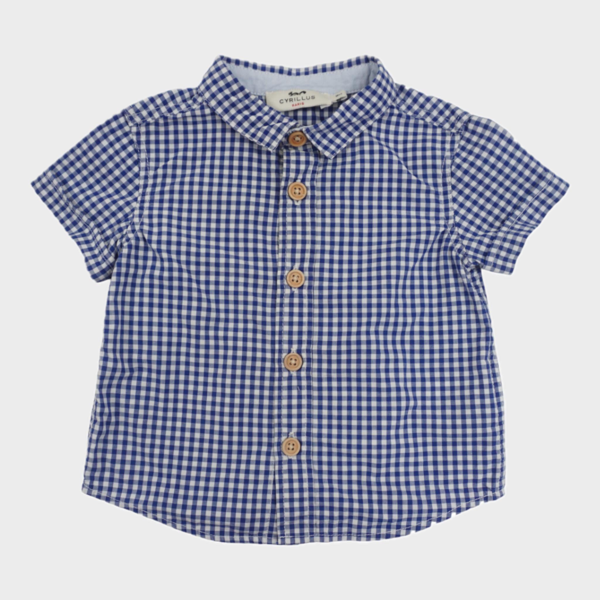 Chemise Bleu - 9 mois