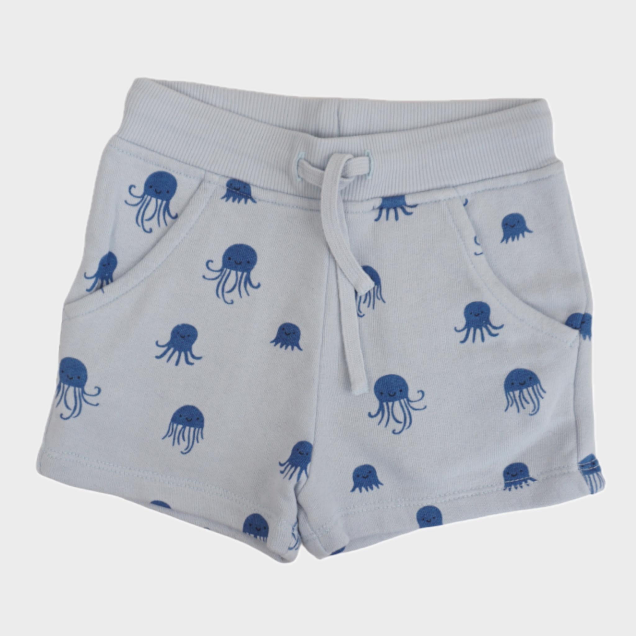 Short Bleu - 12 mois