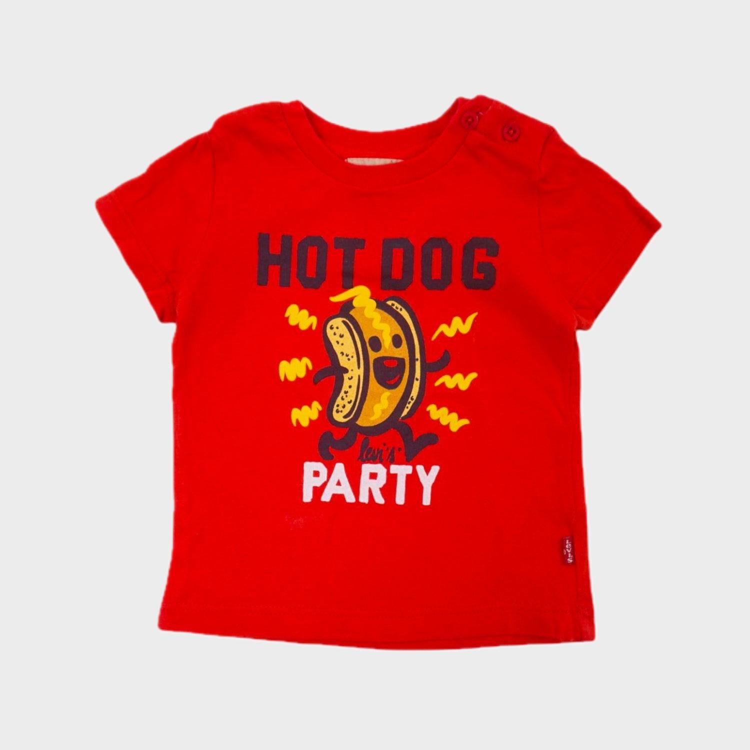 T-shirt Rouge - 6 mois