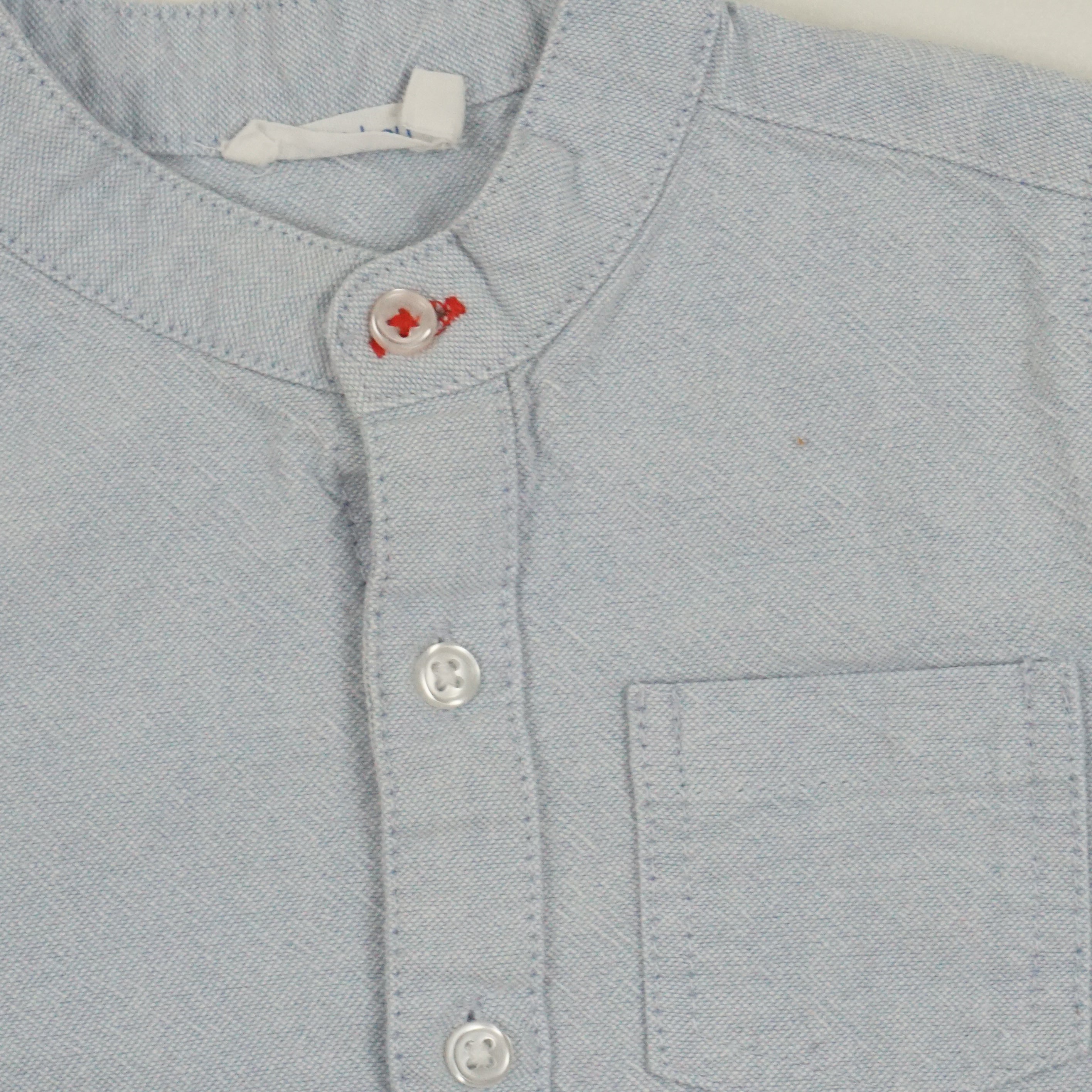 Chemise Bleu - 6 mois