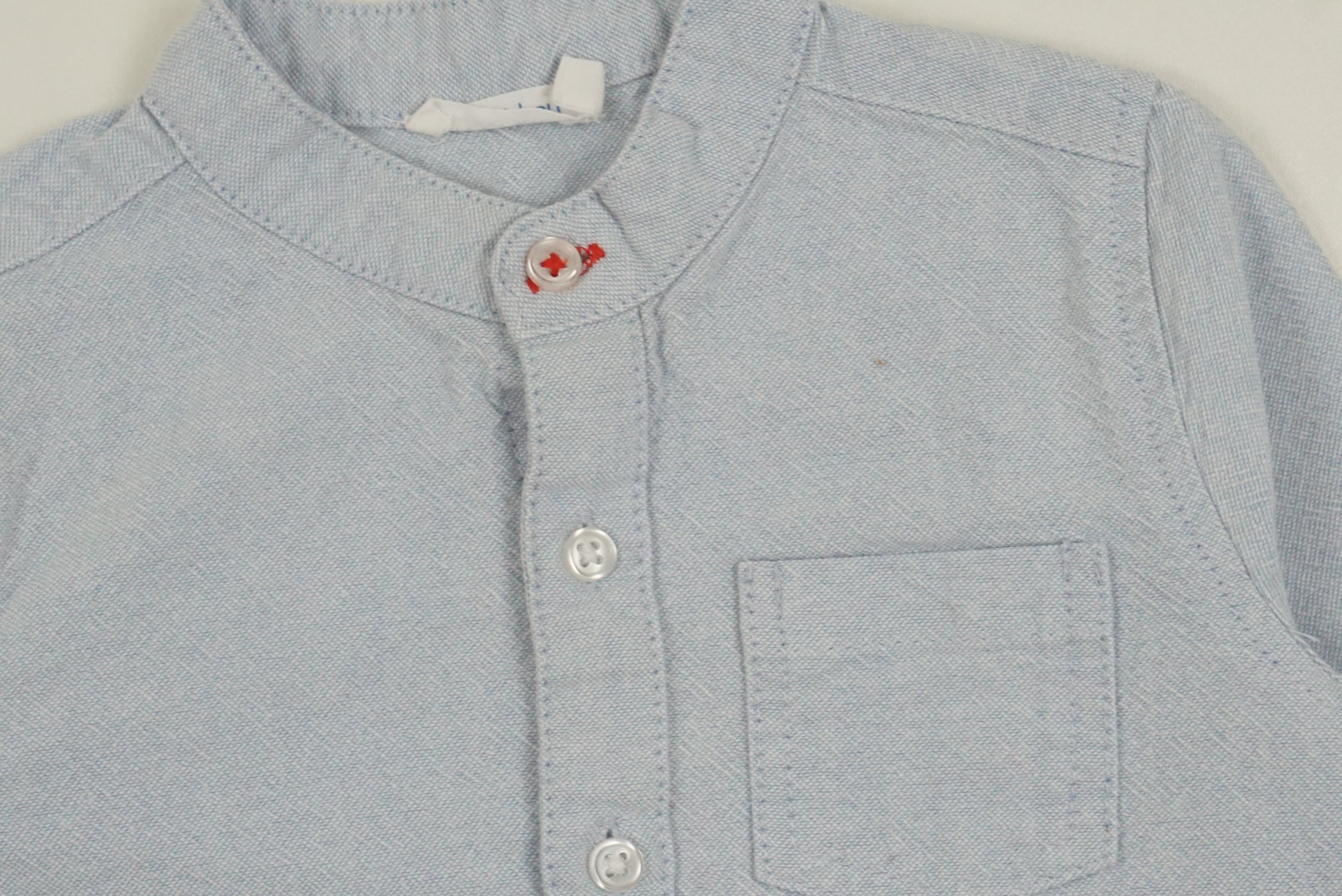 Chemise Bleu - 6 mois