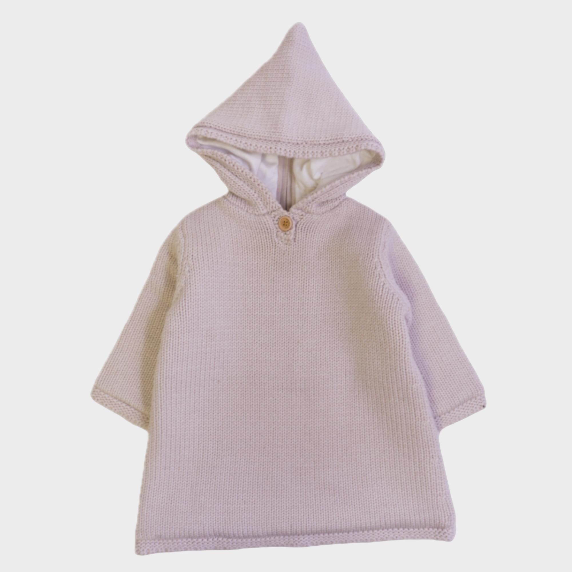 Burnou Beige rosé - 18 mois